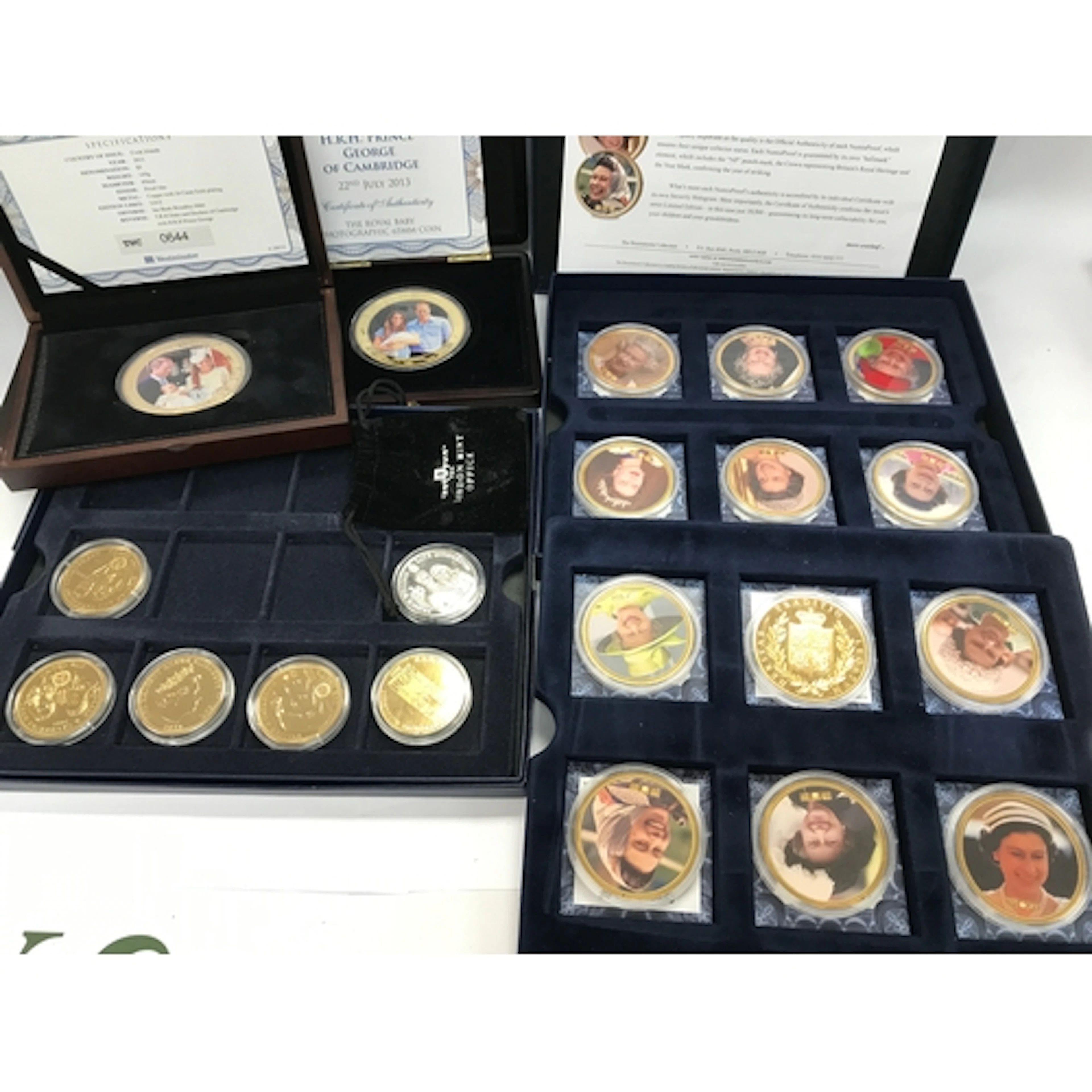 A large collection of assorted commemorative coinage includi...