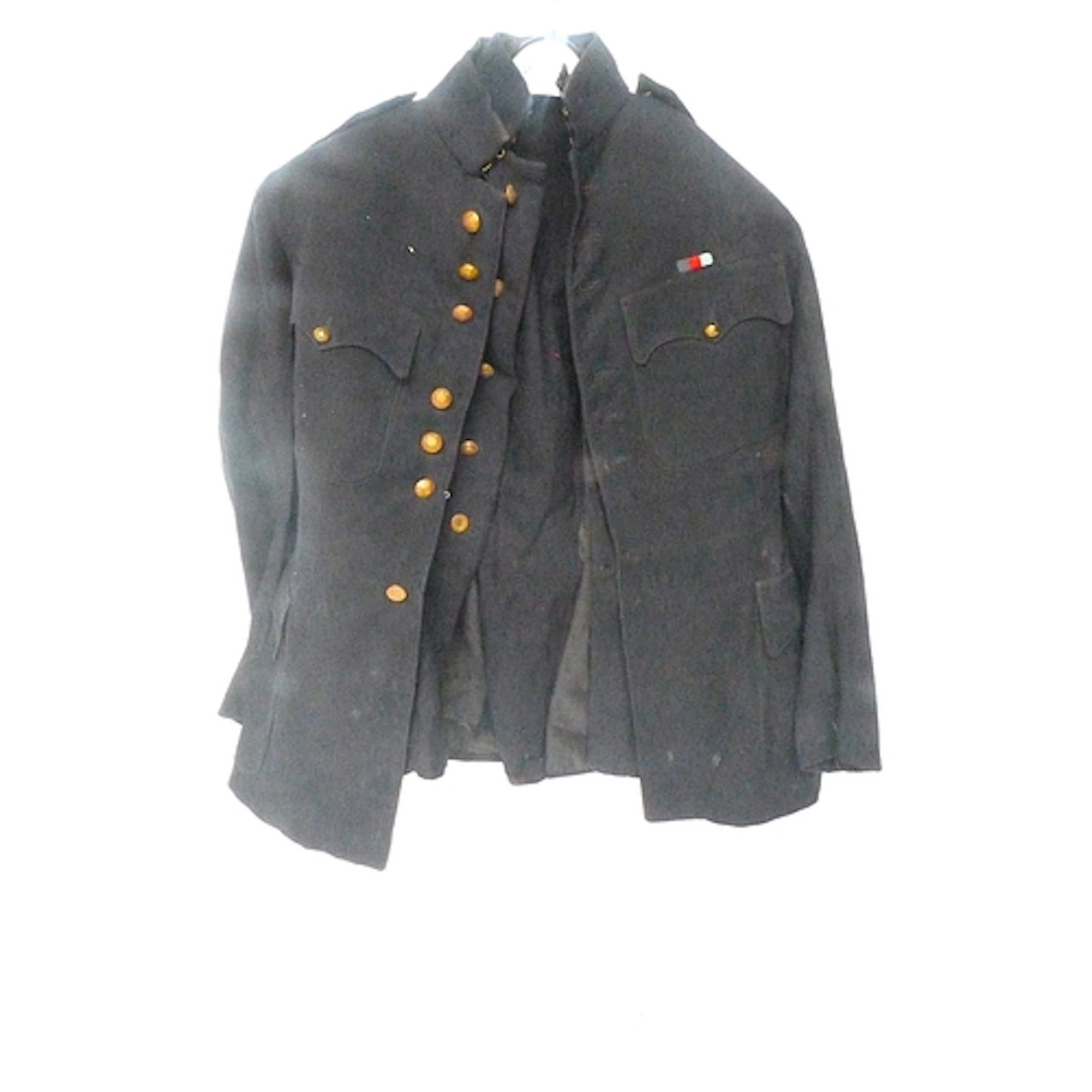 British Army black jacket with C F Johns & Pegg of Cliff...