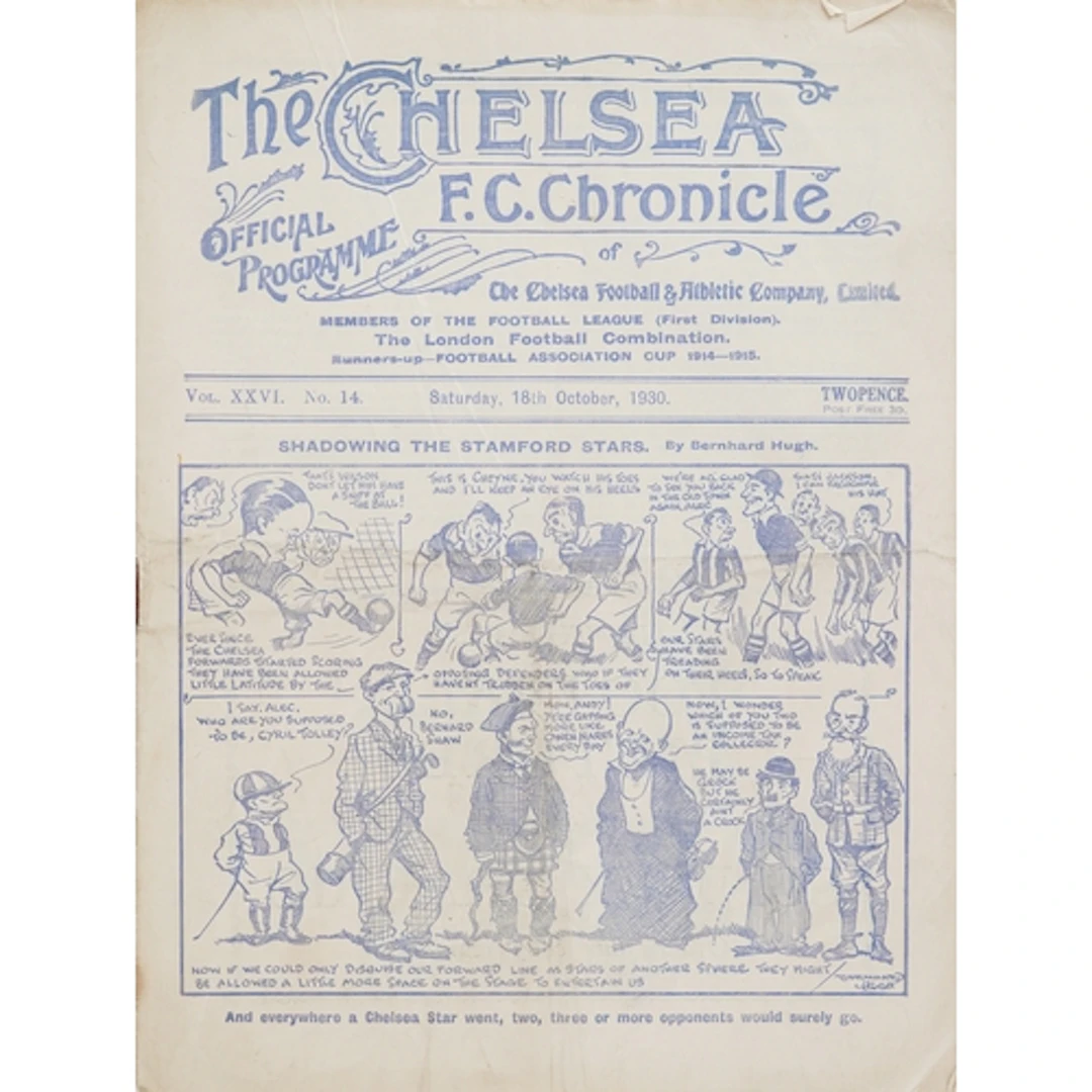 The Chelsea F.C. Chronicle Official programme - Shadowing th...