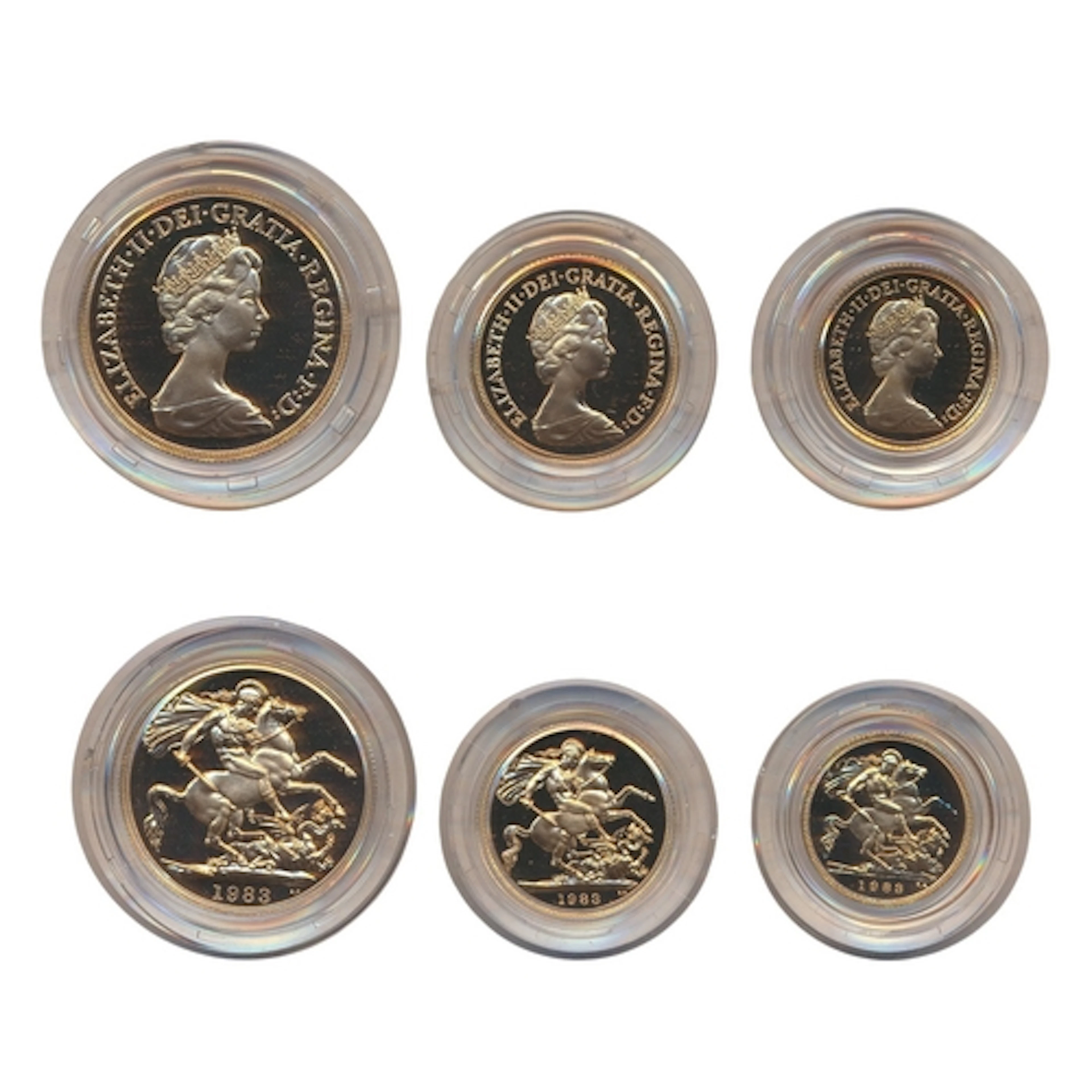 Investment Gold Lot - Documents Required. 1983 sovereign set...
