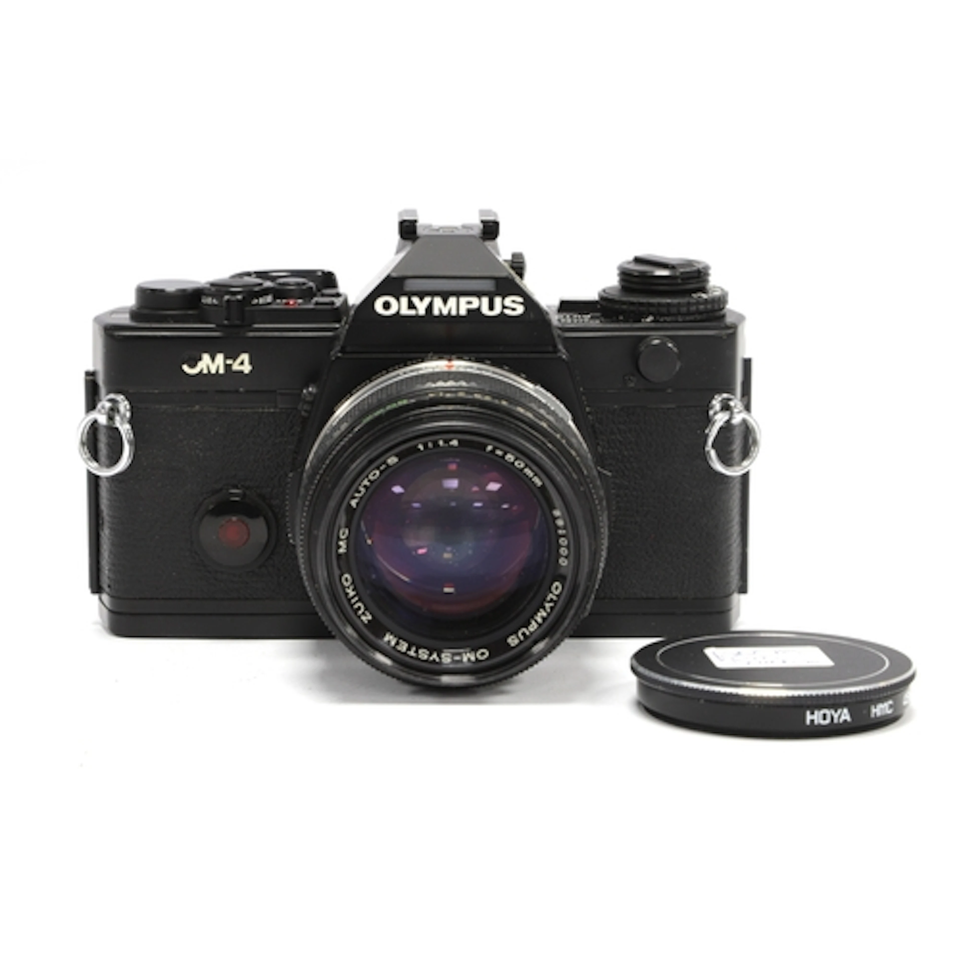 Olympus OM-4 35mm SLR Film Camera, with attached Zuiko MC Au...