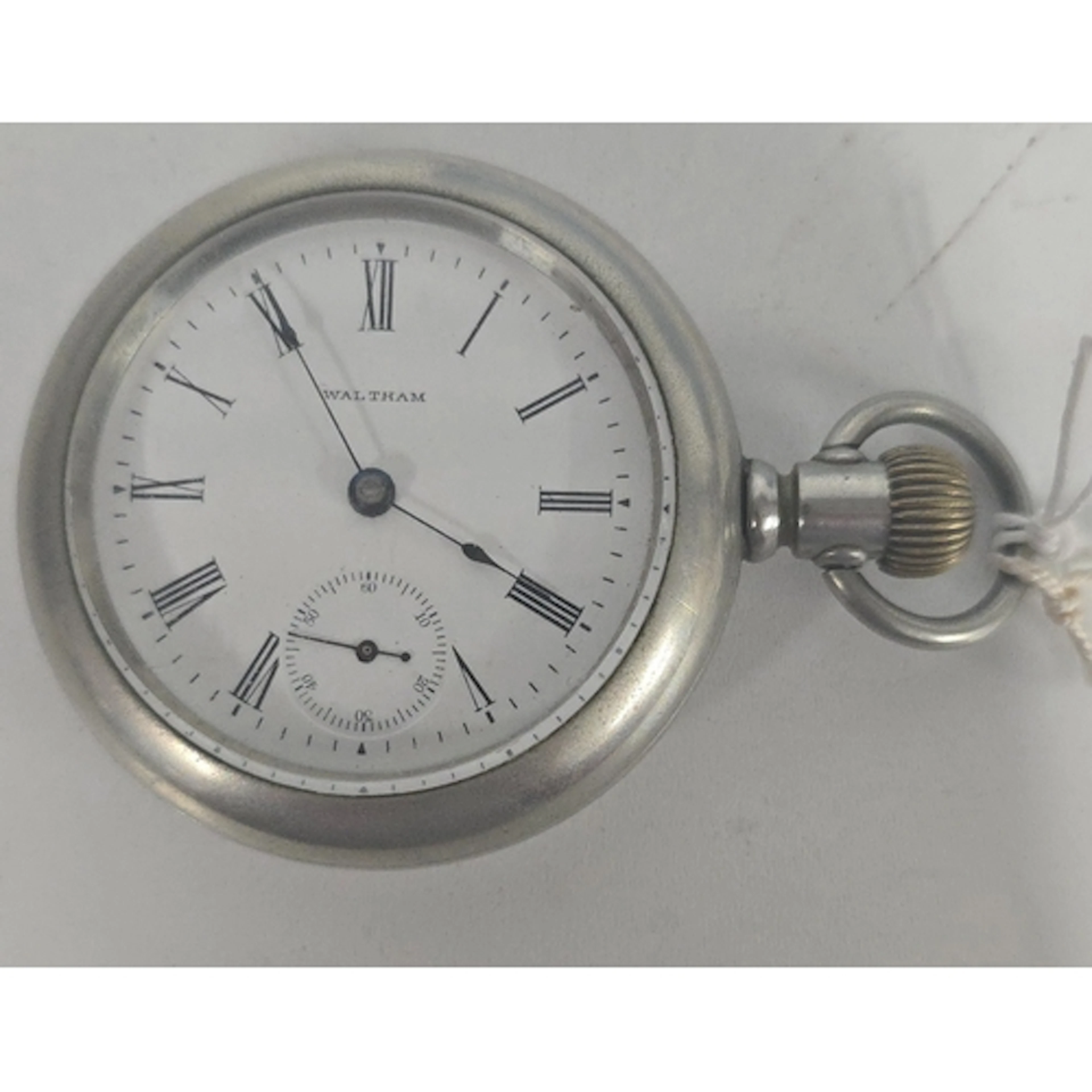An American railway watch by American Waltham Watch Co. with...