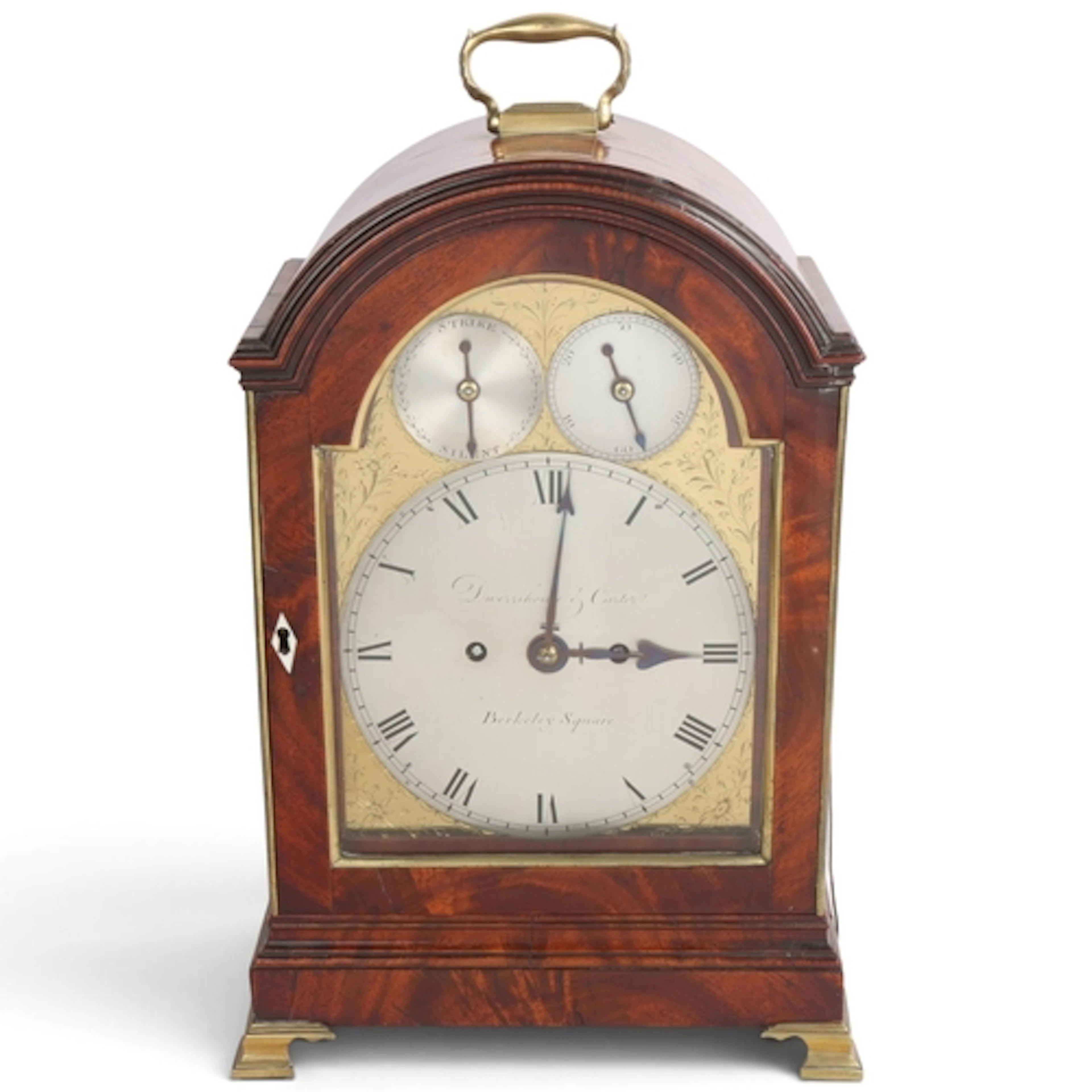 A 19th century mahogany-cased 8-day bracket clock, by Dwerri...