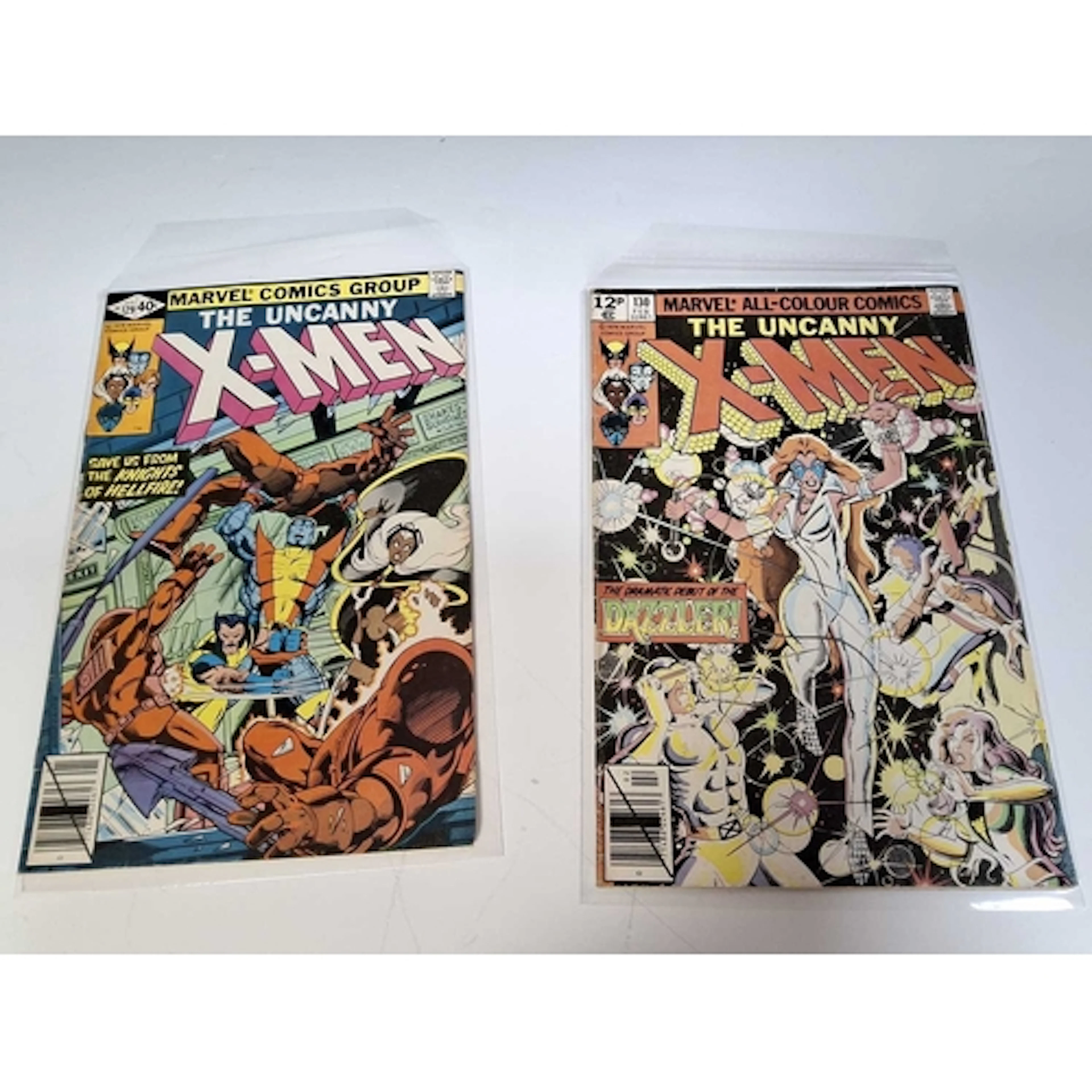 X-MEN 129 & 130 MARVEL COMICS, first appearances of Kitt...