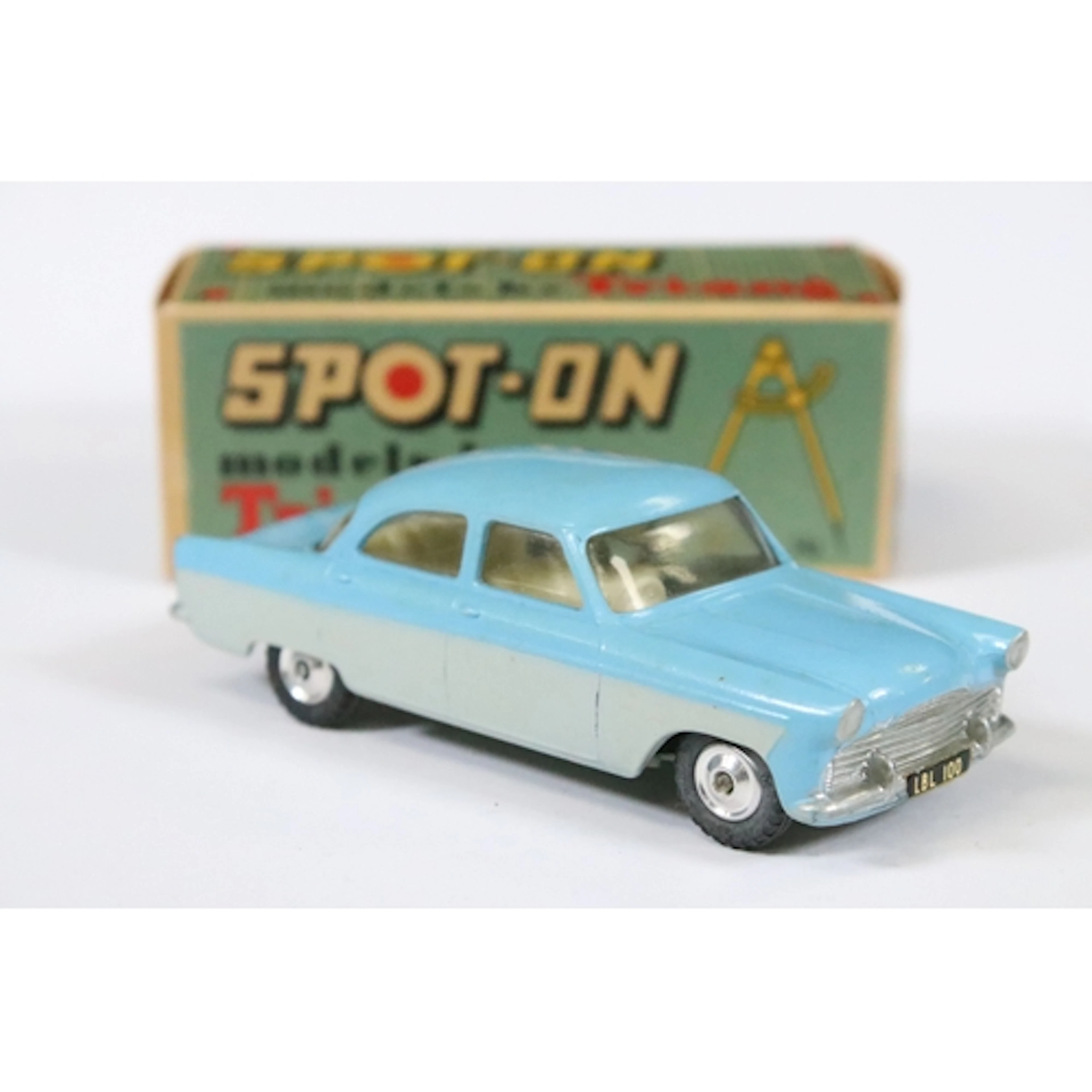 Boxed Triang Spot On 100 Ford Zodiac diecast model in two to...