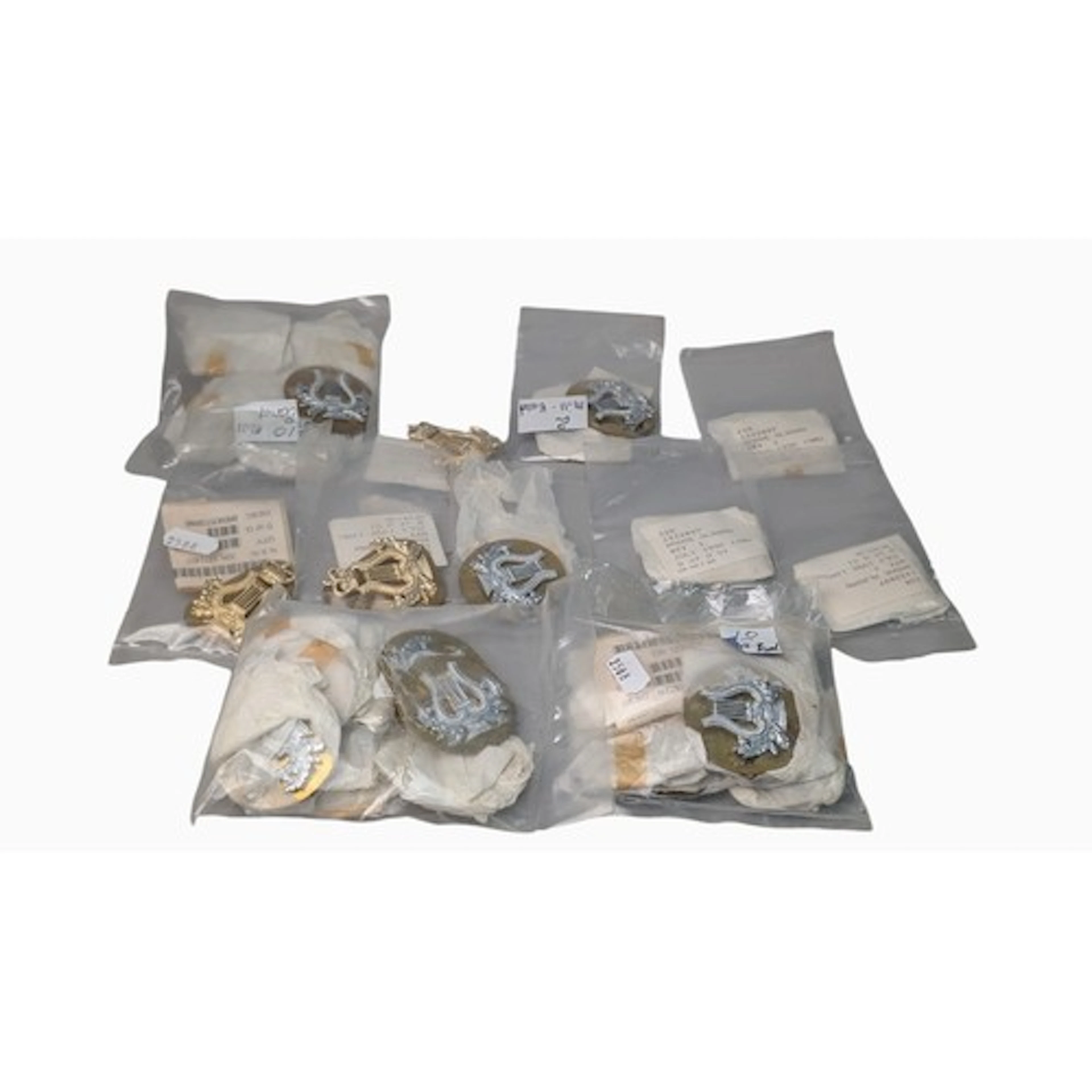 Military band badges x 39
