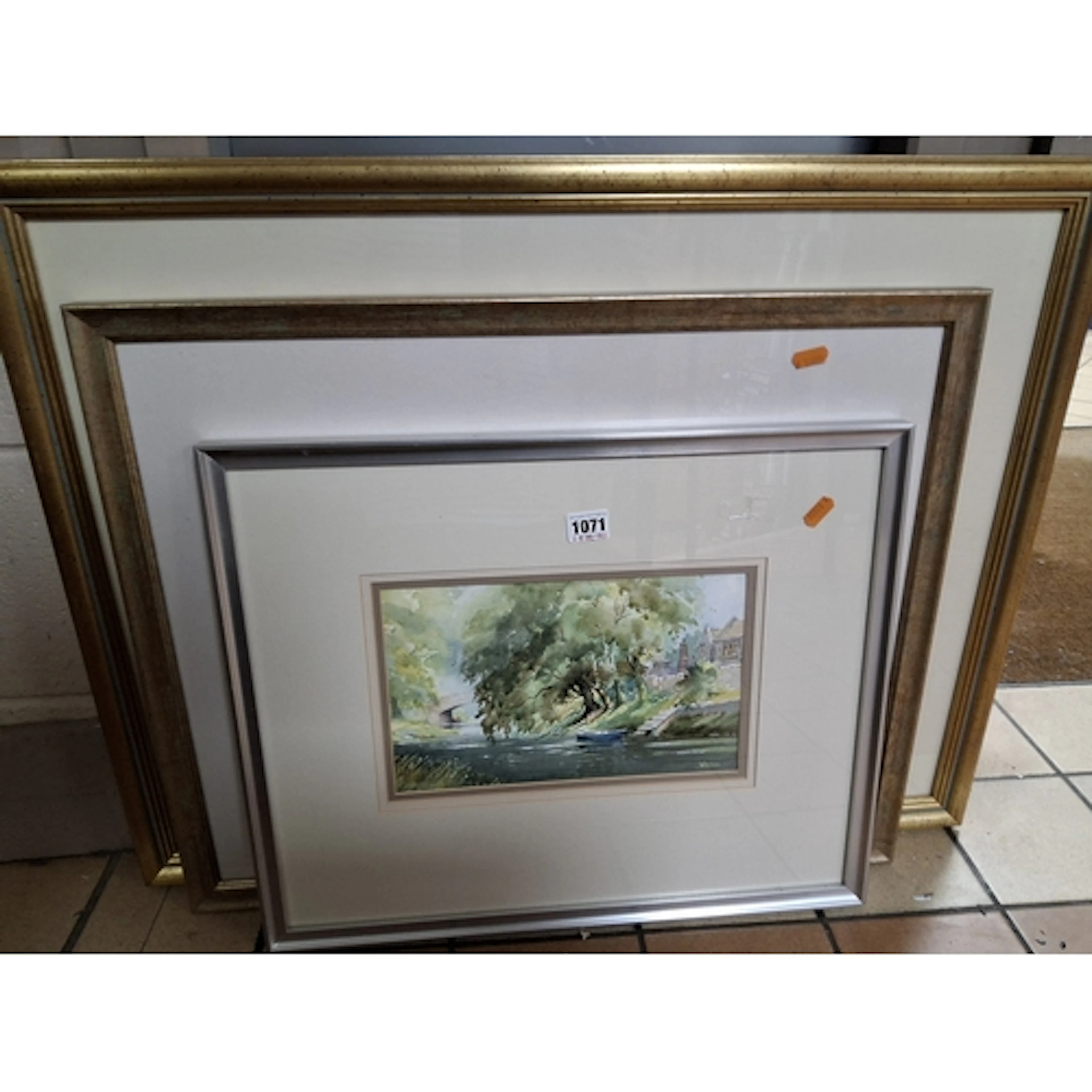 DAVID WESTON (1935-2011) THREE SIGNED WATERCOLOURS, comprisi...