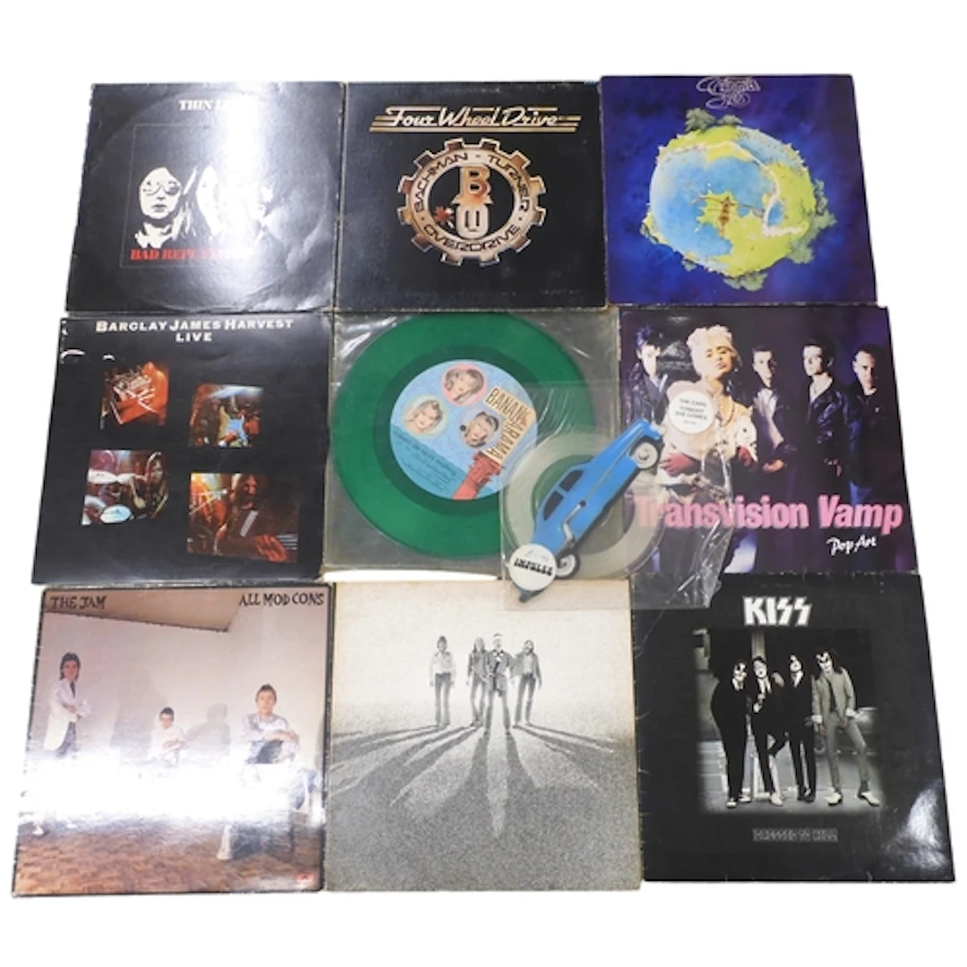 ROCK/PROG/POP-ROCK/HARD ROCK/BLUES ROCK - A box of 12" ...