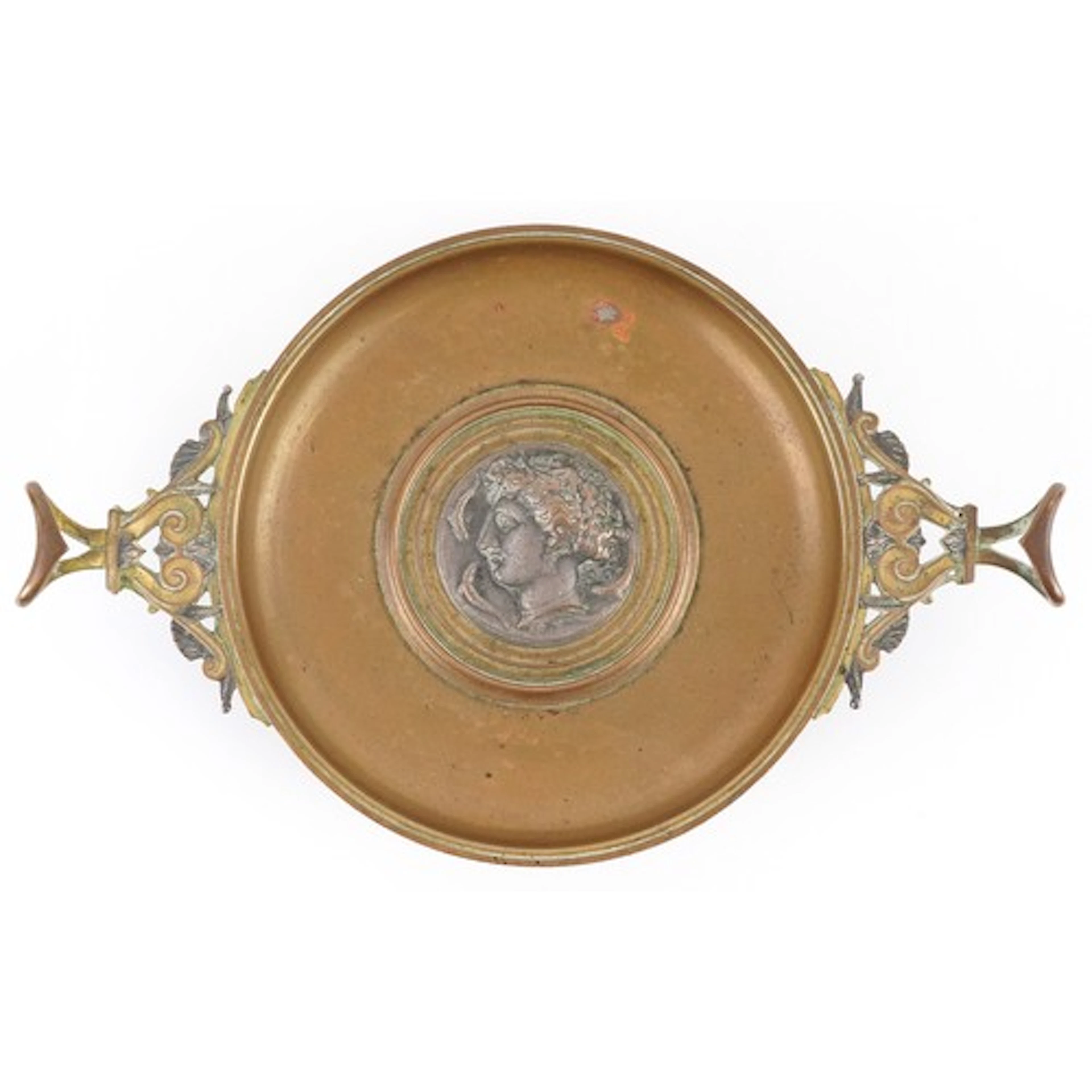 Ferdinand Barbedienne, 19th century gilt bronze and silver p...