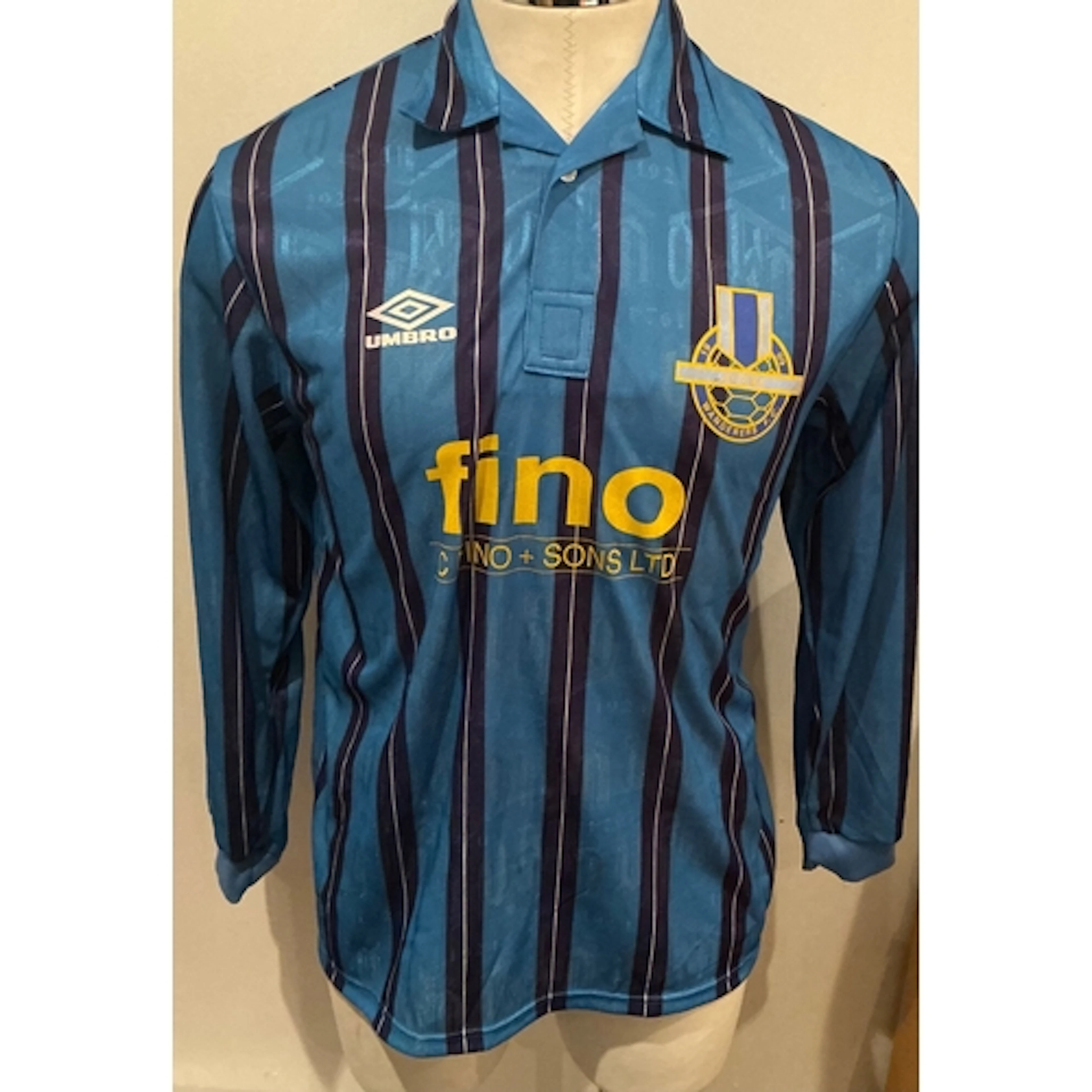 1995 - 1996 Sliema Wanderers Match Issued Football Shirt: Um...