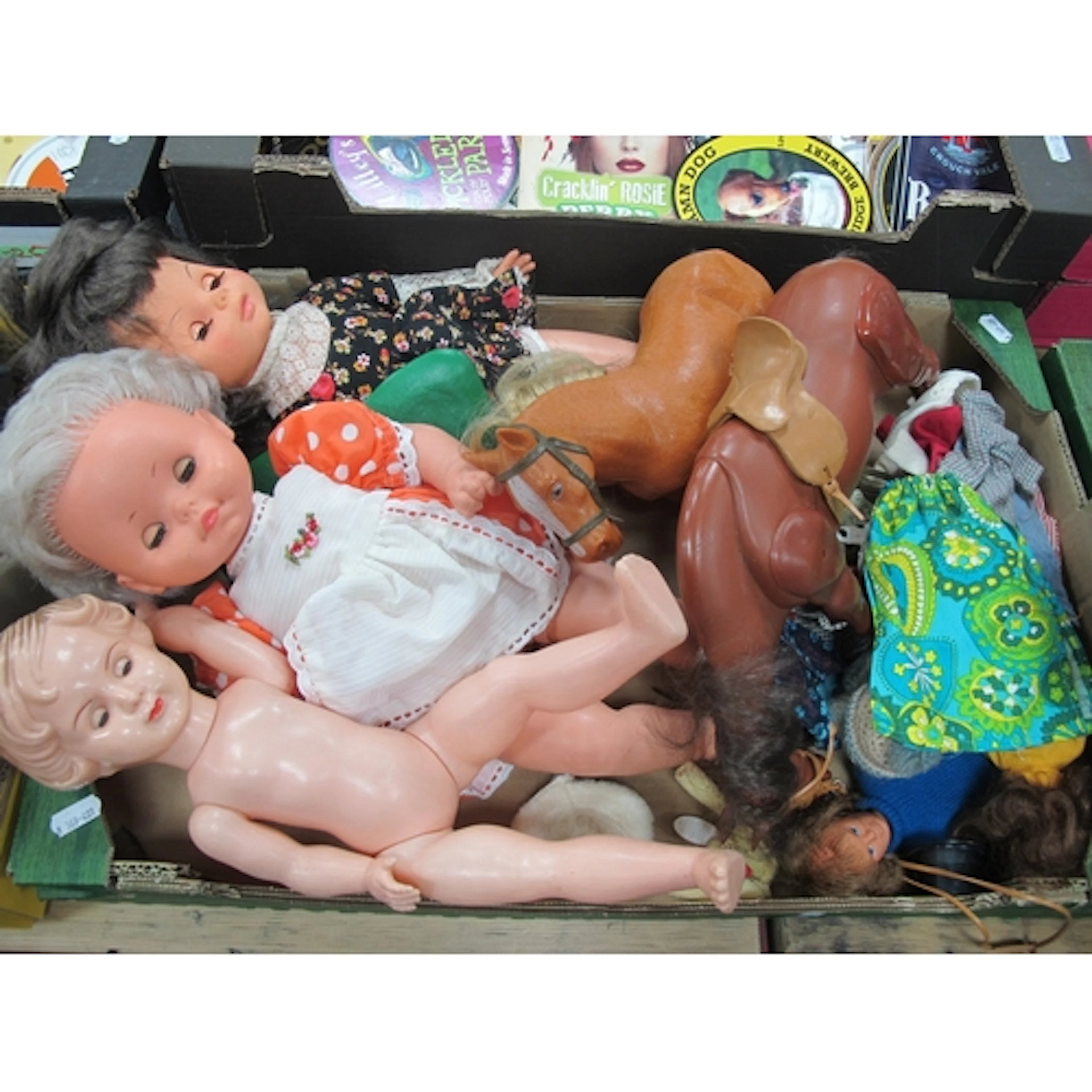 A Collection of Late XX Century Dolls and Accessories, dolls...