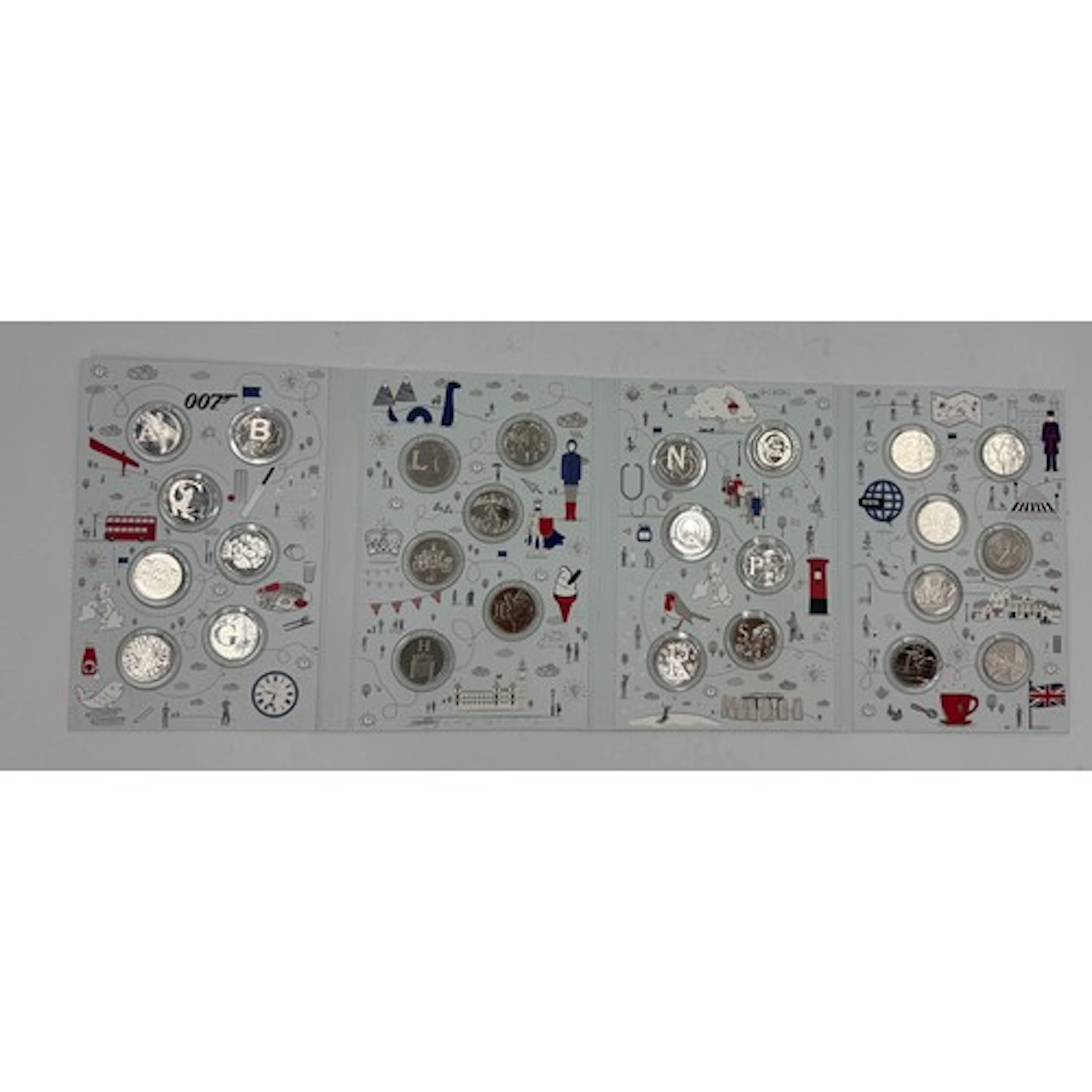 A Royal Mint United Kingdom 2018 Great British coin hunt A-Z...