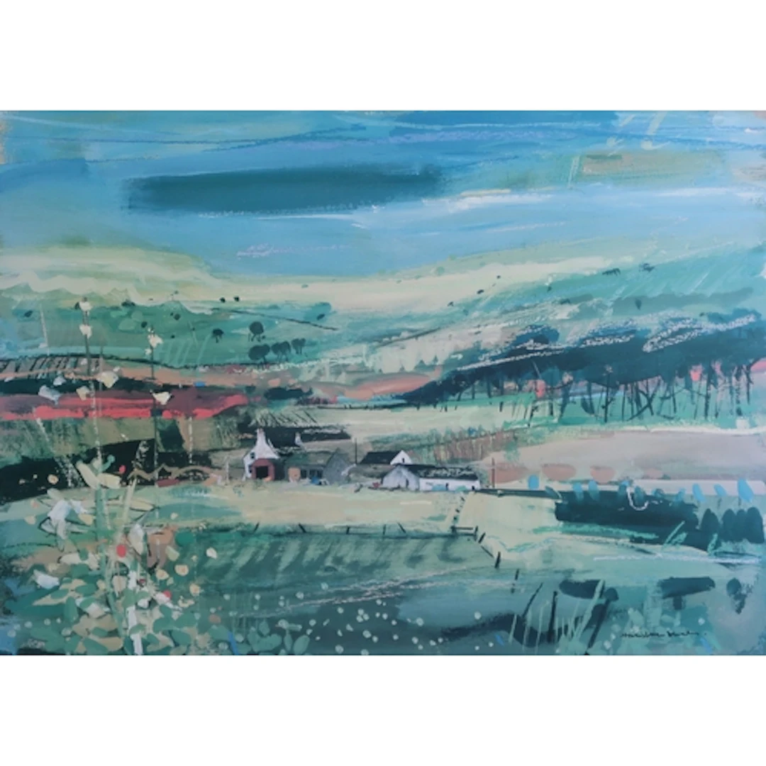 HAMISH MACDONALD PAI (SCOTTISH 1935-2008) SOUTH BANK FARM, ...