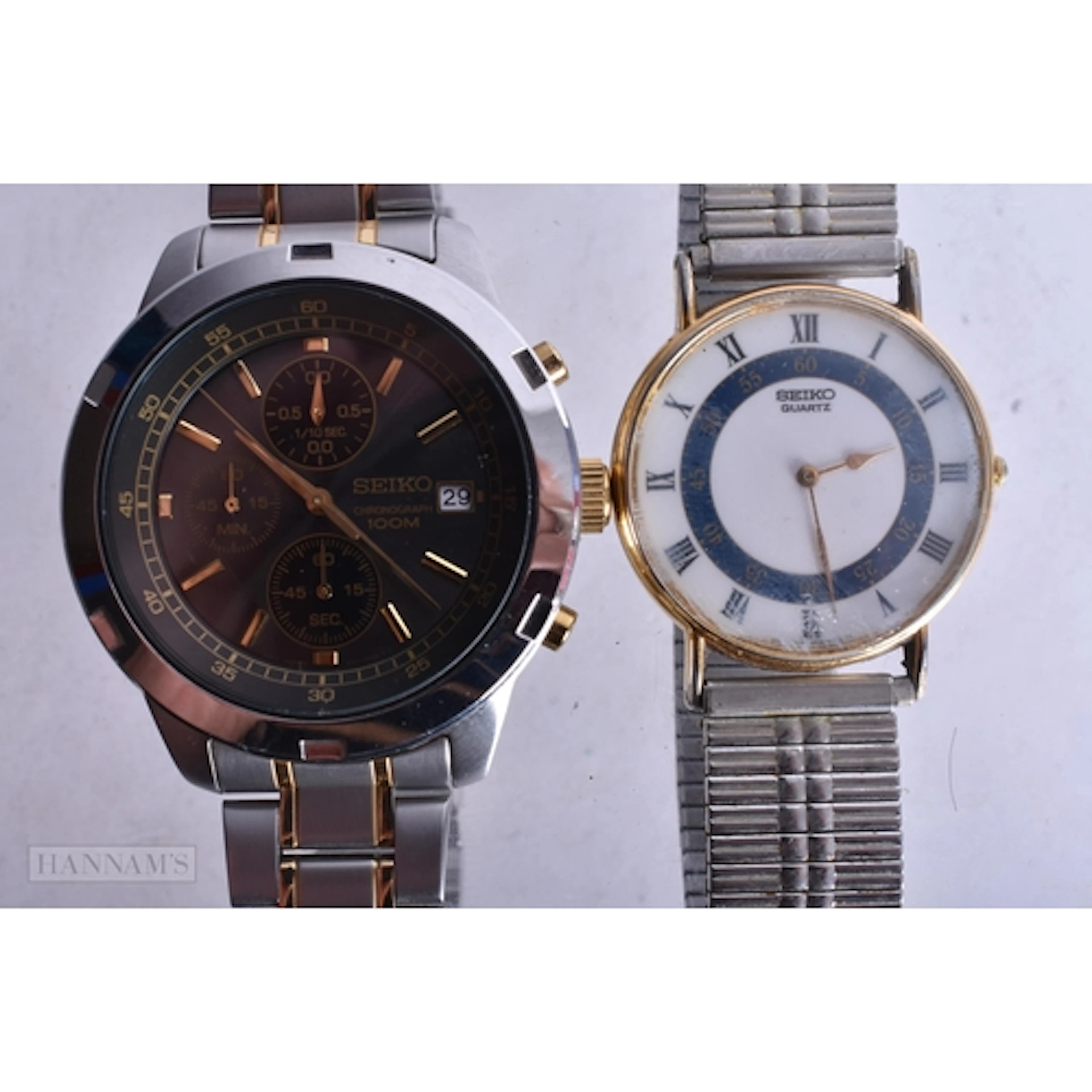 Seiko Vintage Quartz Watches Working. (2)