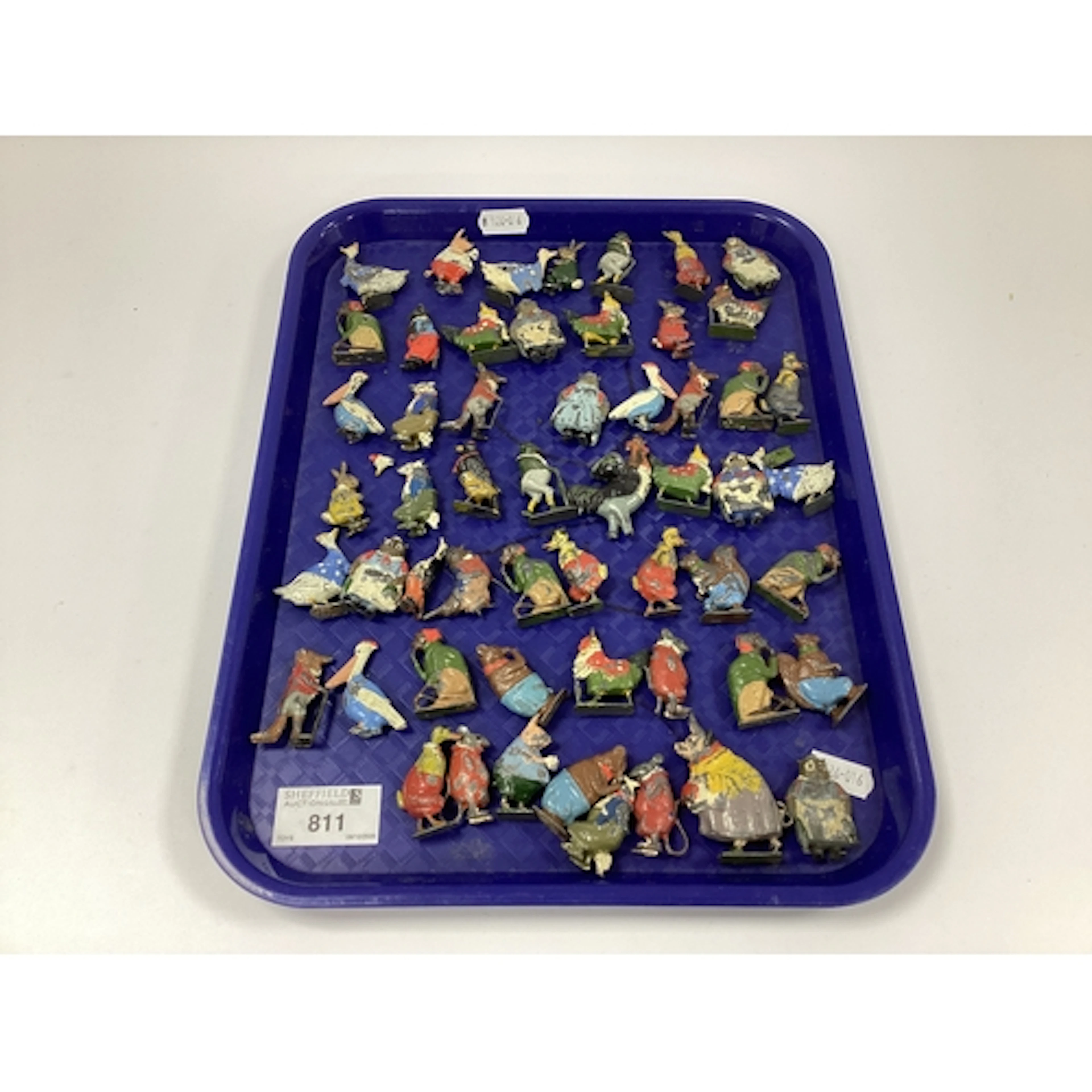 A quantity of Britains Coco Cubs lead figures. Damages and s...