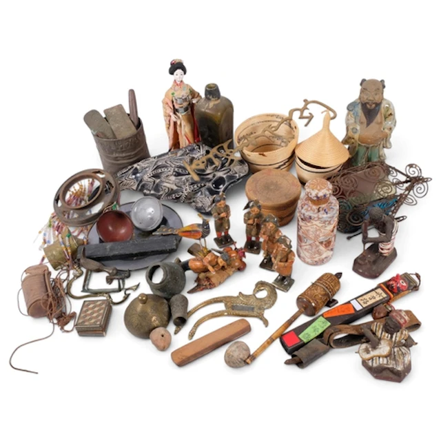 A collection of various curios