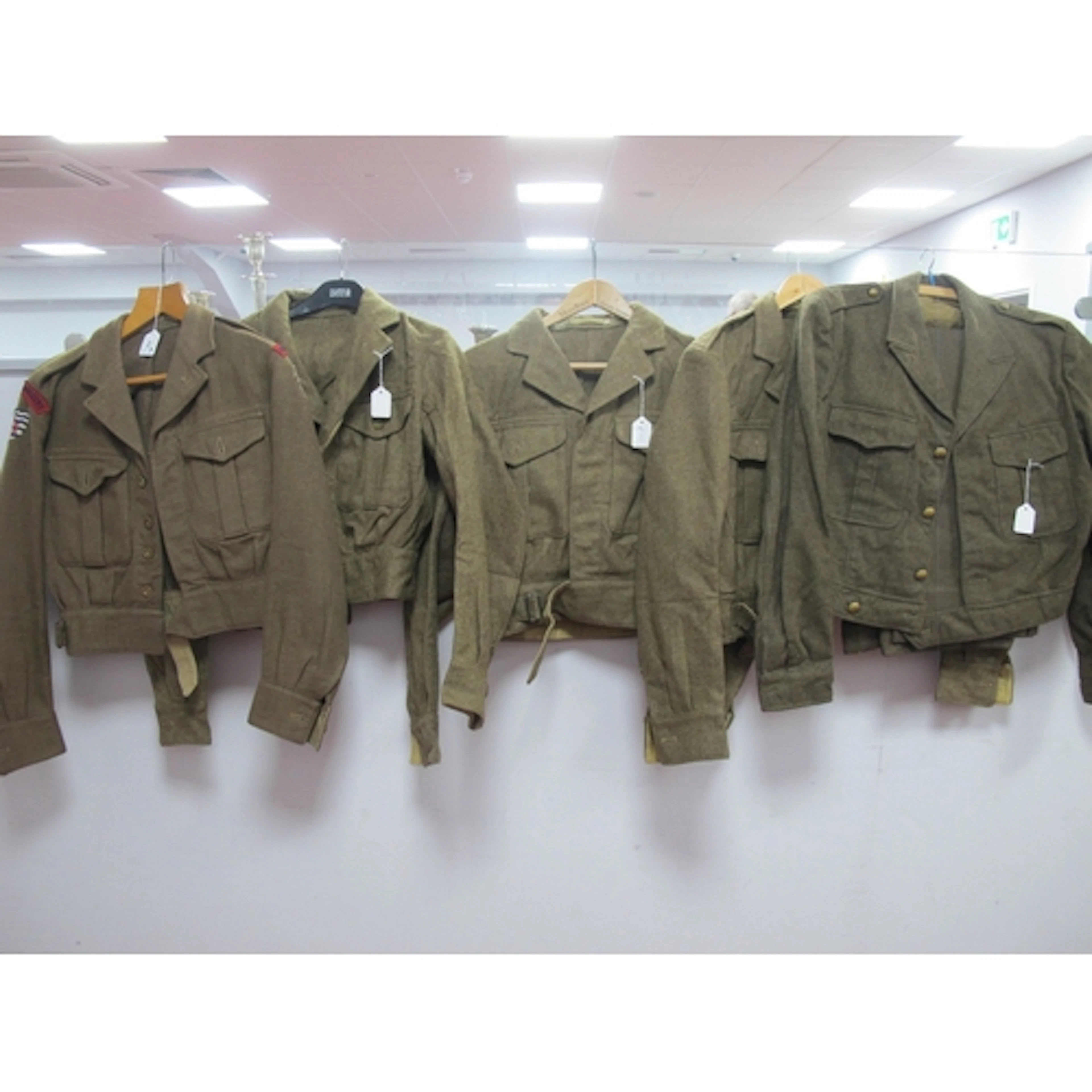 British Army Battledress Blouses, including Royal Engineers,...