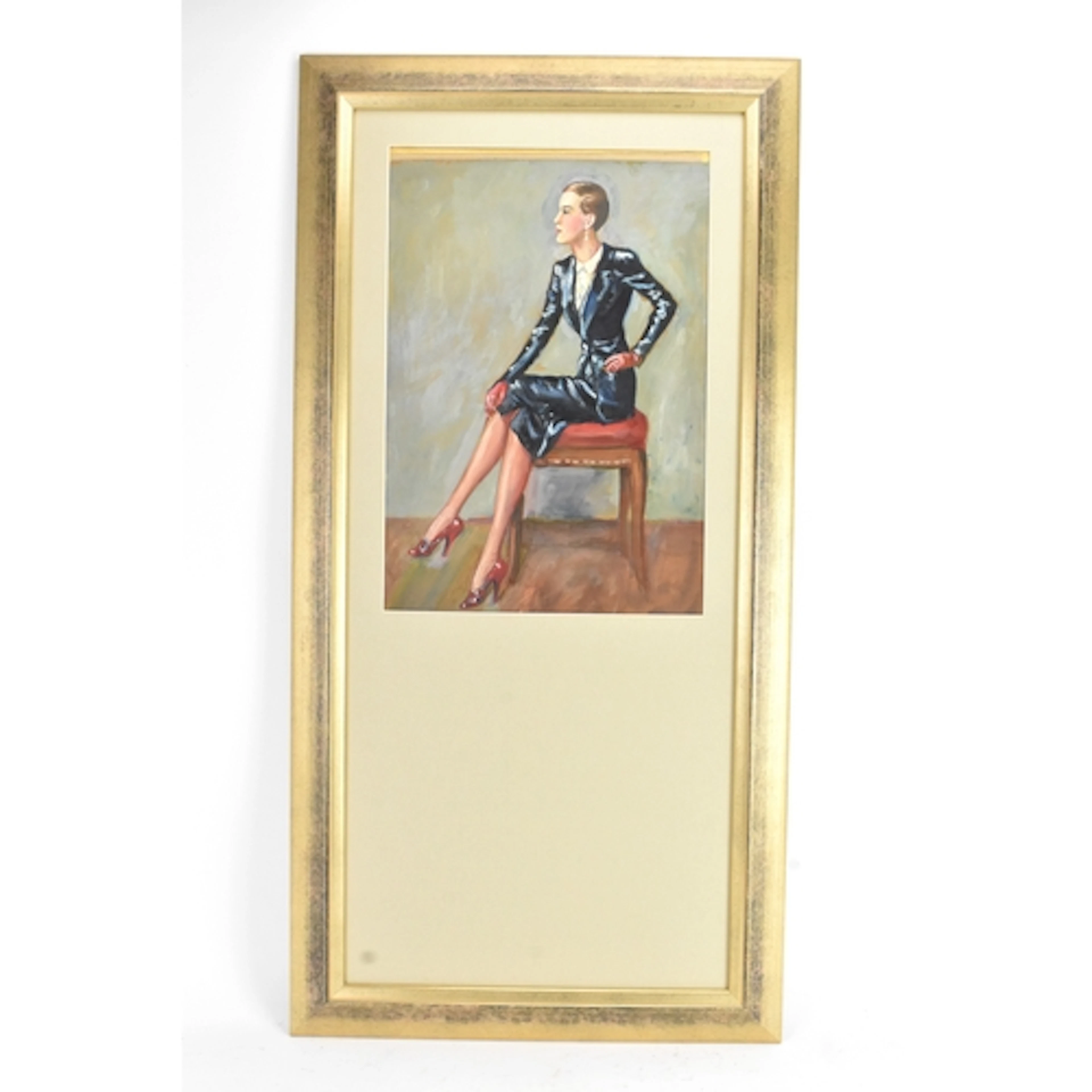 Johann ( Hans ) Clar (1893-1944) - An oil depicting the arti...