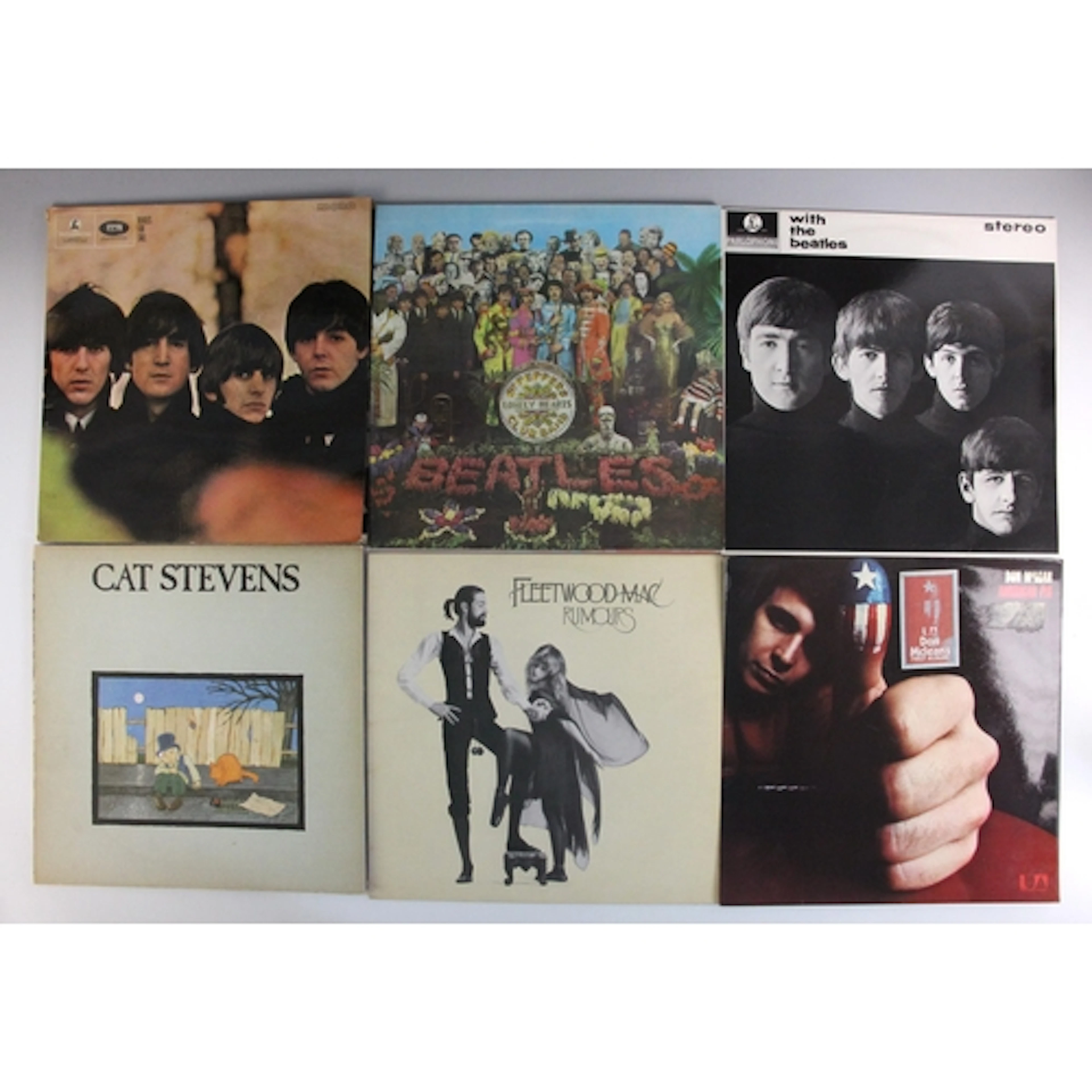 Twenty four vinyl LP records, to include The Beatles, 'Sgt P...