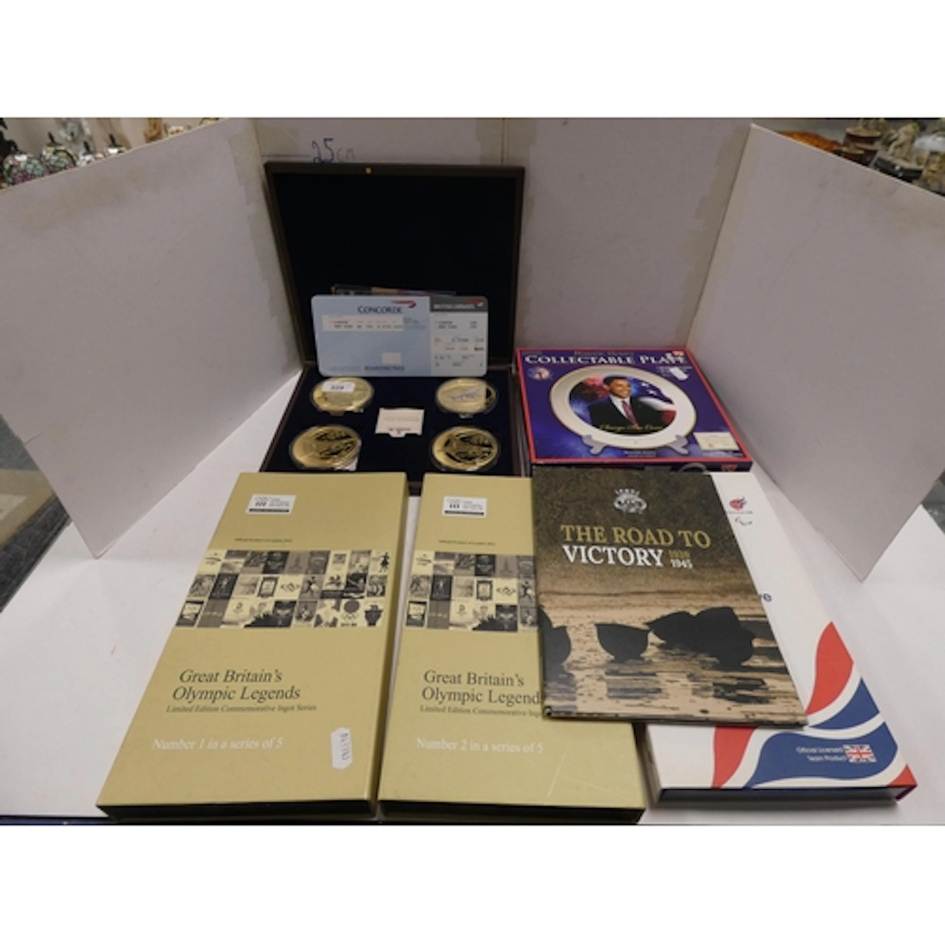 'Great Britain's Olympic Legends', two of a series of five l...