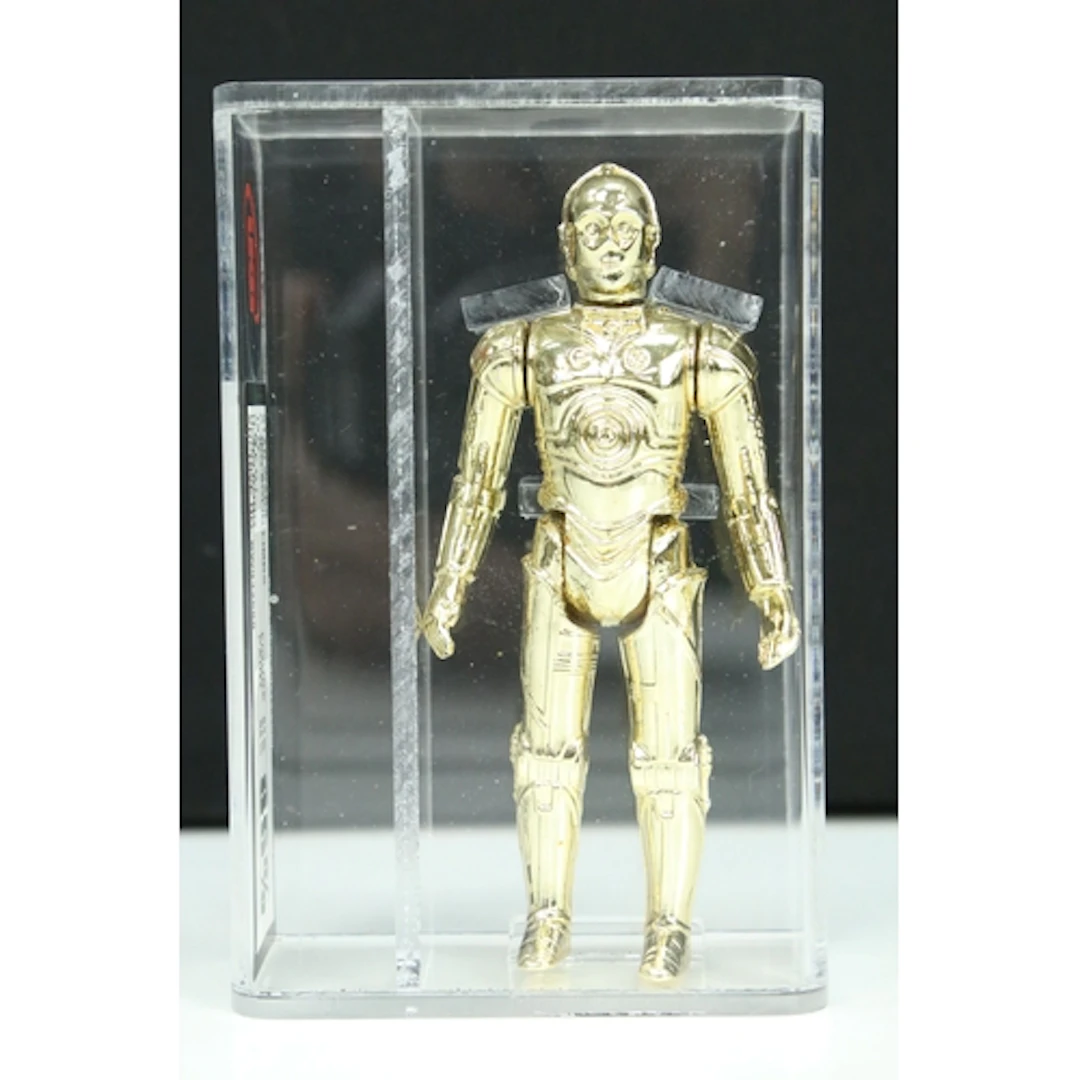 Star Wars - UKG graded cased C-3PO Solid Limbs figure with a...