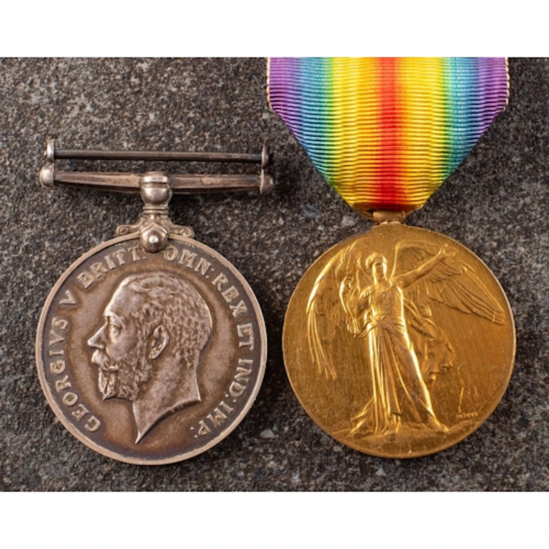 A WWI pair to 'K.20479 R Franklin Sto 1 RN' War Medal and Vi...