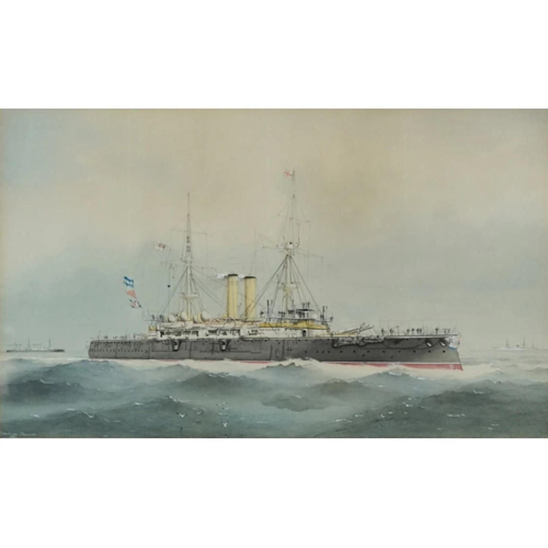 William Mackenzie Thomson - HMS Royal Sovereign 1891-1913, 2...