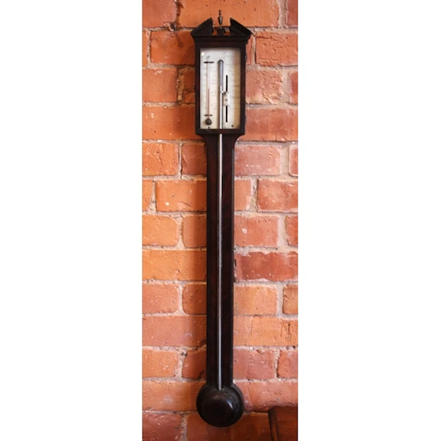 A Georgian mahogany stick barometer signed Gianna (probably ...