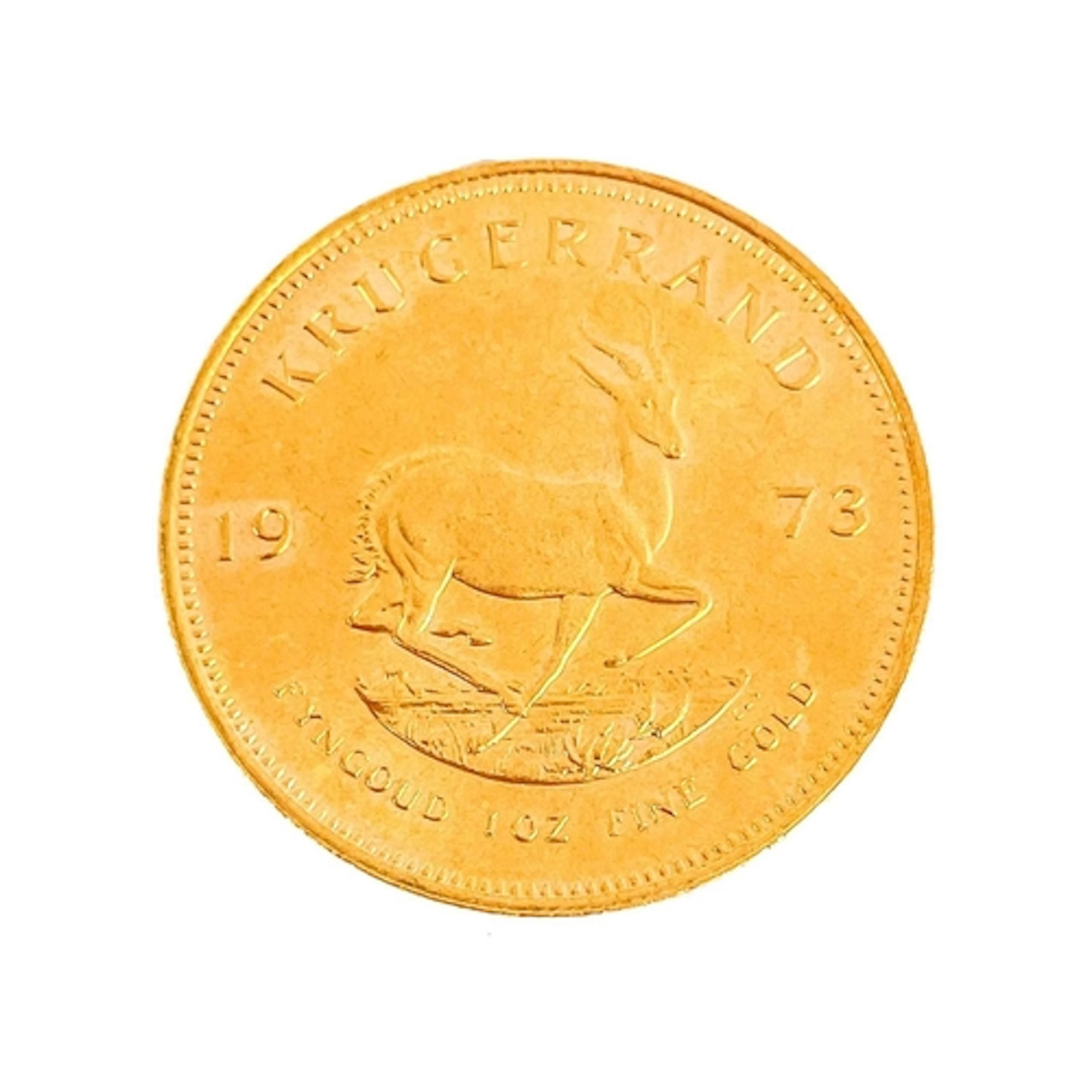 1973 Gold full Krugerrand. 1973 gold full Krugerrand in ef c...