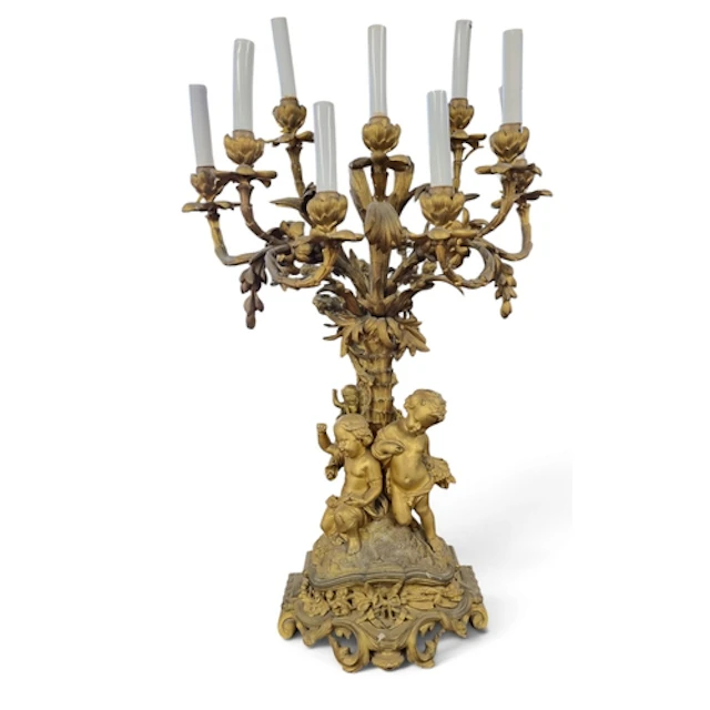 Of fantastic quality. A 19th Century Gilt Bronze Candleabra ...