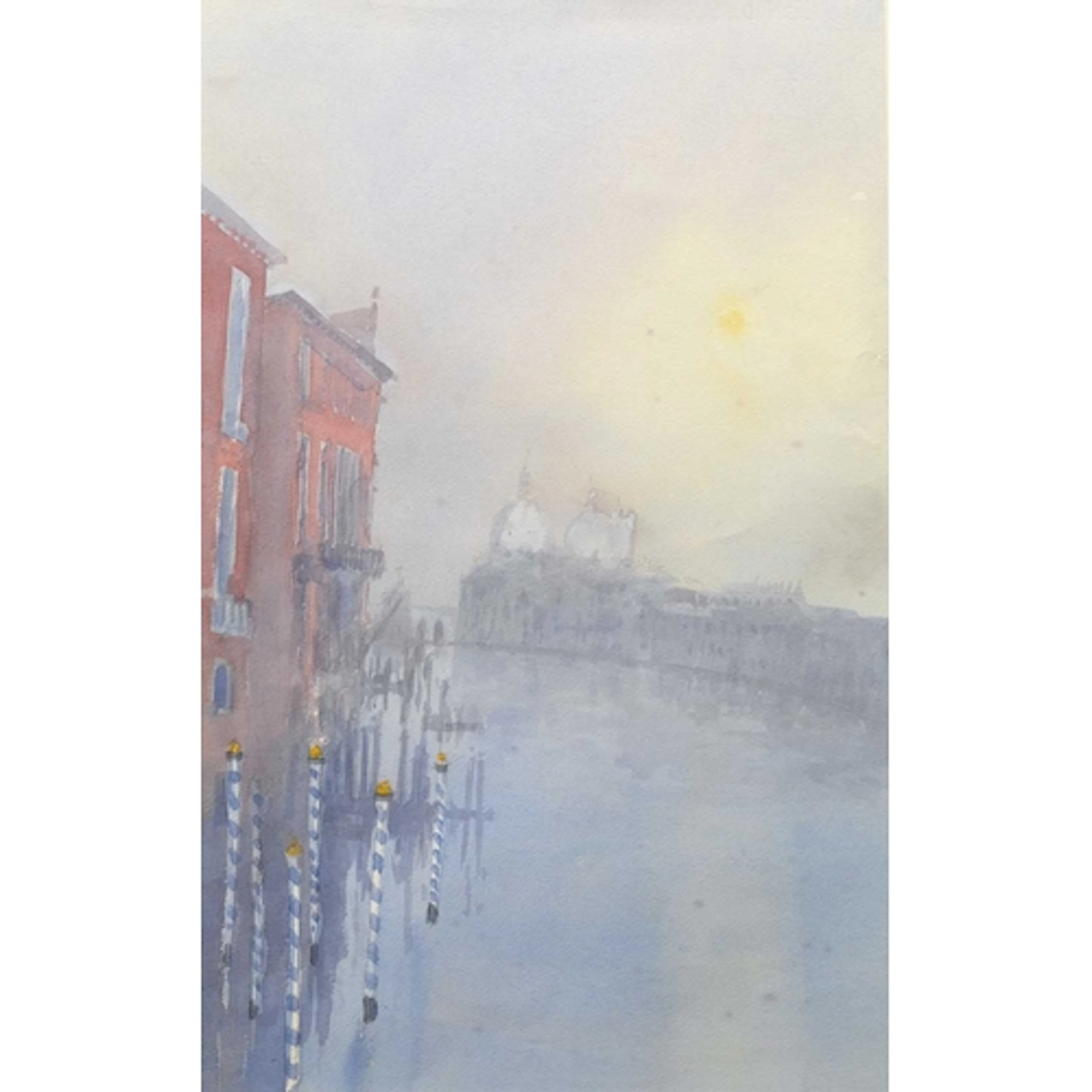 § John MILLER (1931-2002) Venice I Gouache, 53.5 x 34cm, fra...