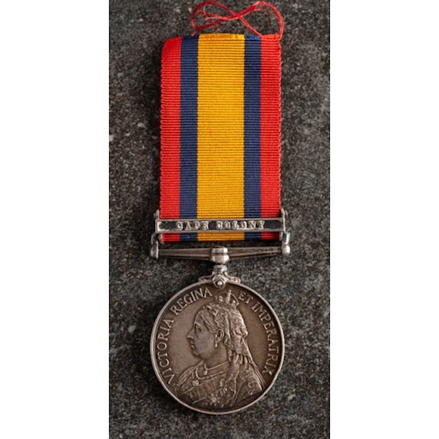 A Queen's South Africa Medal (ghost dates) with cape Colony ...