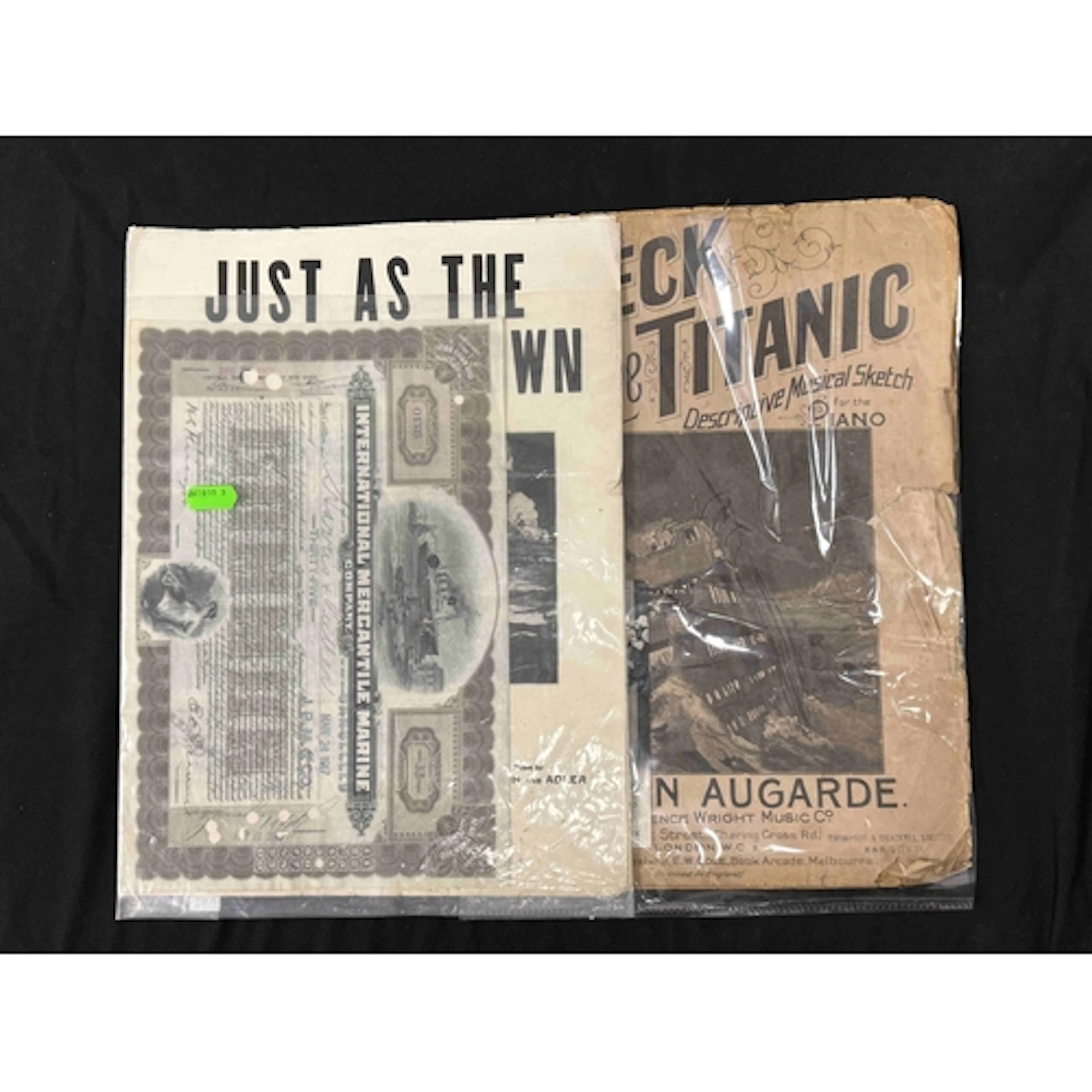 R.M.S. Titanic: R.M.S. Titanic: Original sheet music The Wr...