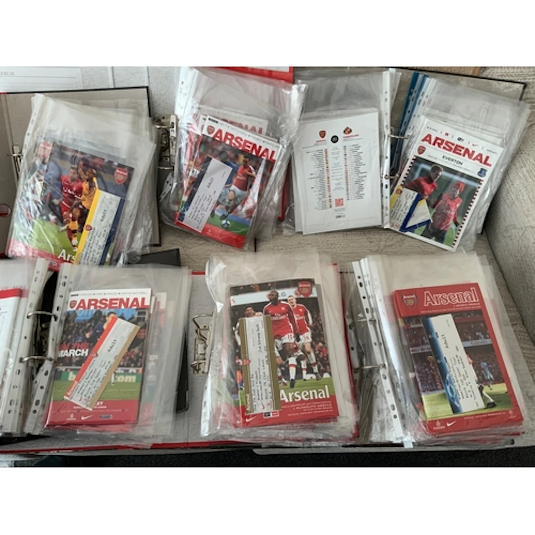 Arsenal 2007/08 - 2025/26 Home Football Programmes + Tickets...