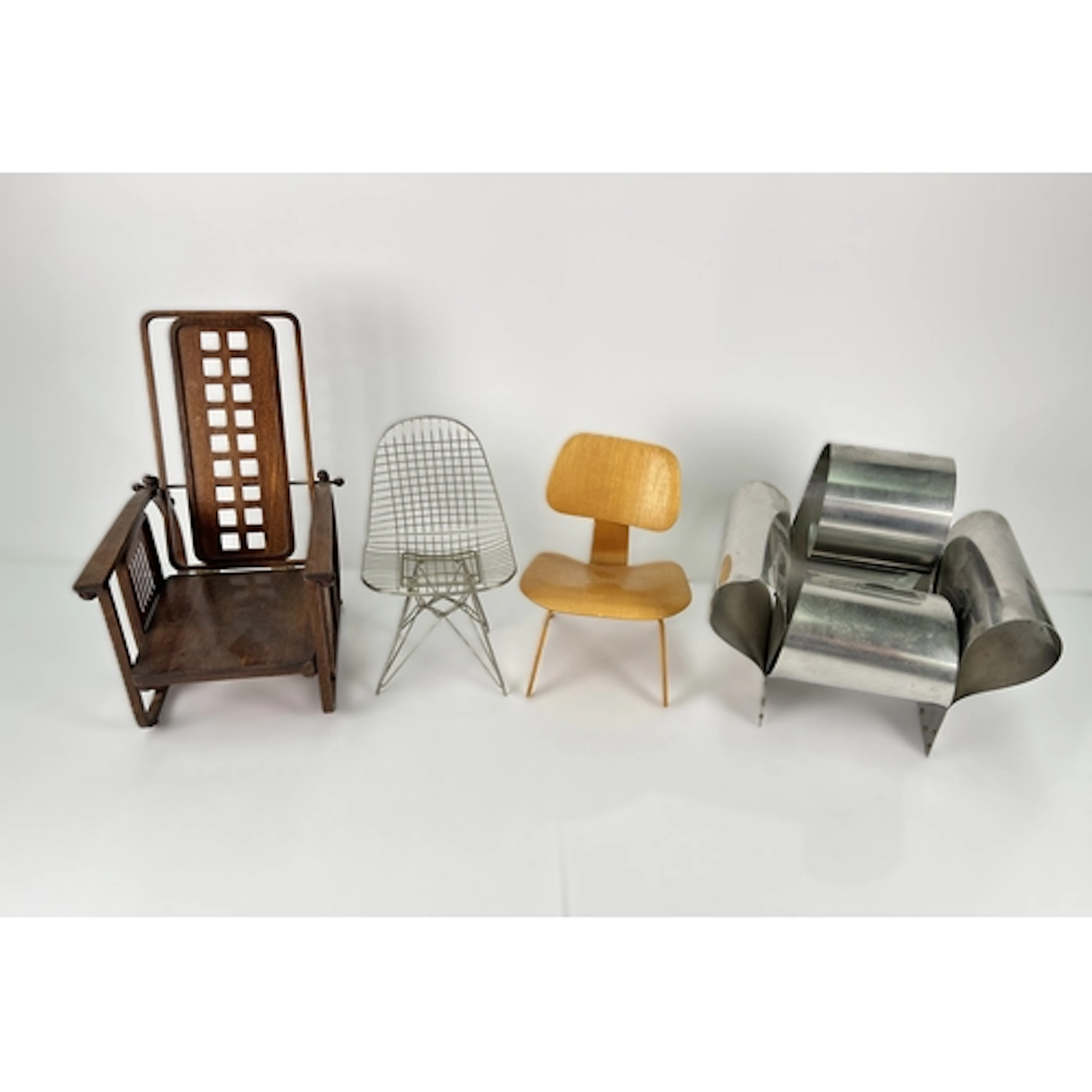 VITRA DESIGN MUSEUM MINIATURES: a 'Sitzmaschine' chair desig...