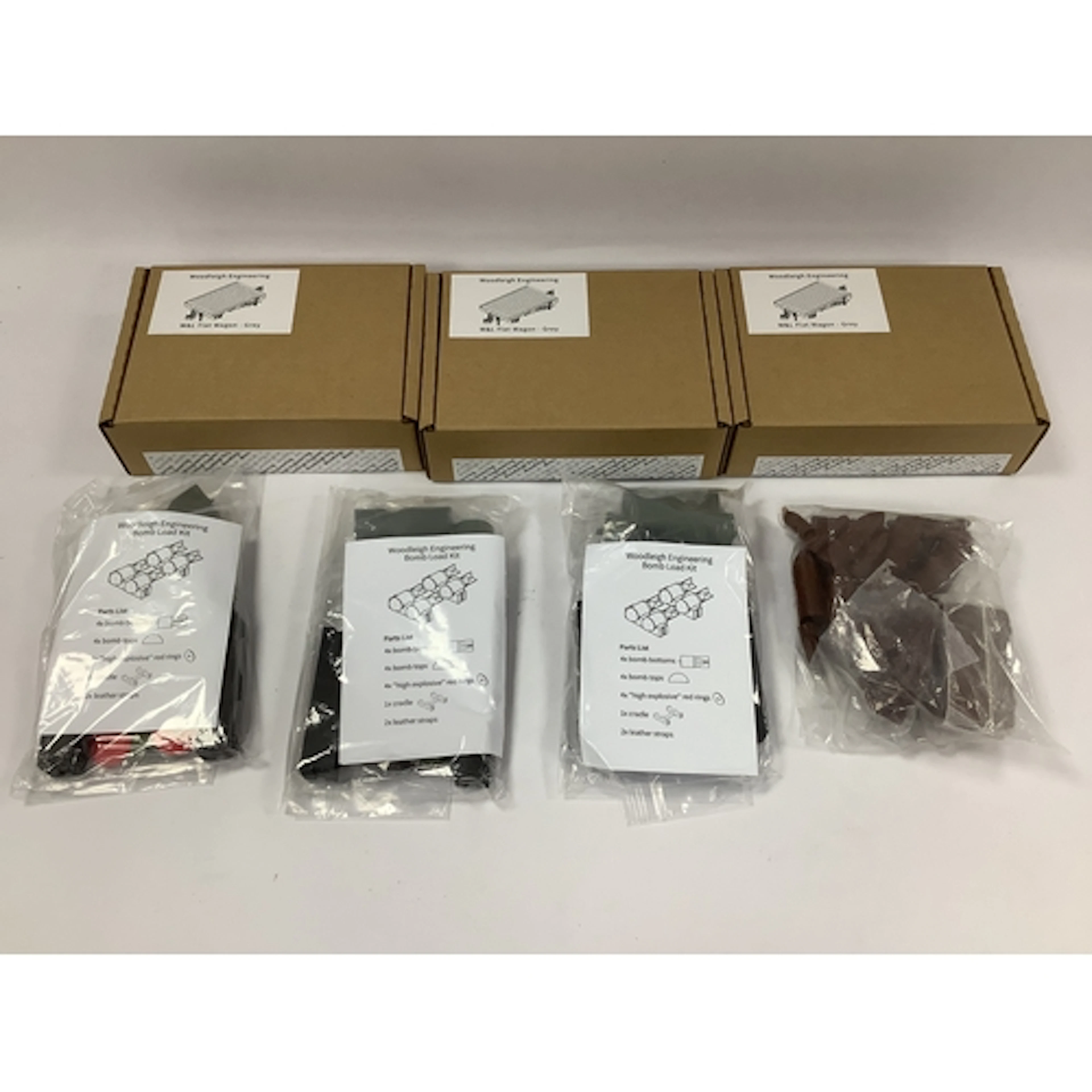 Three boxed Woodleigh Engineering 16mm scale Welshpool & Lla...