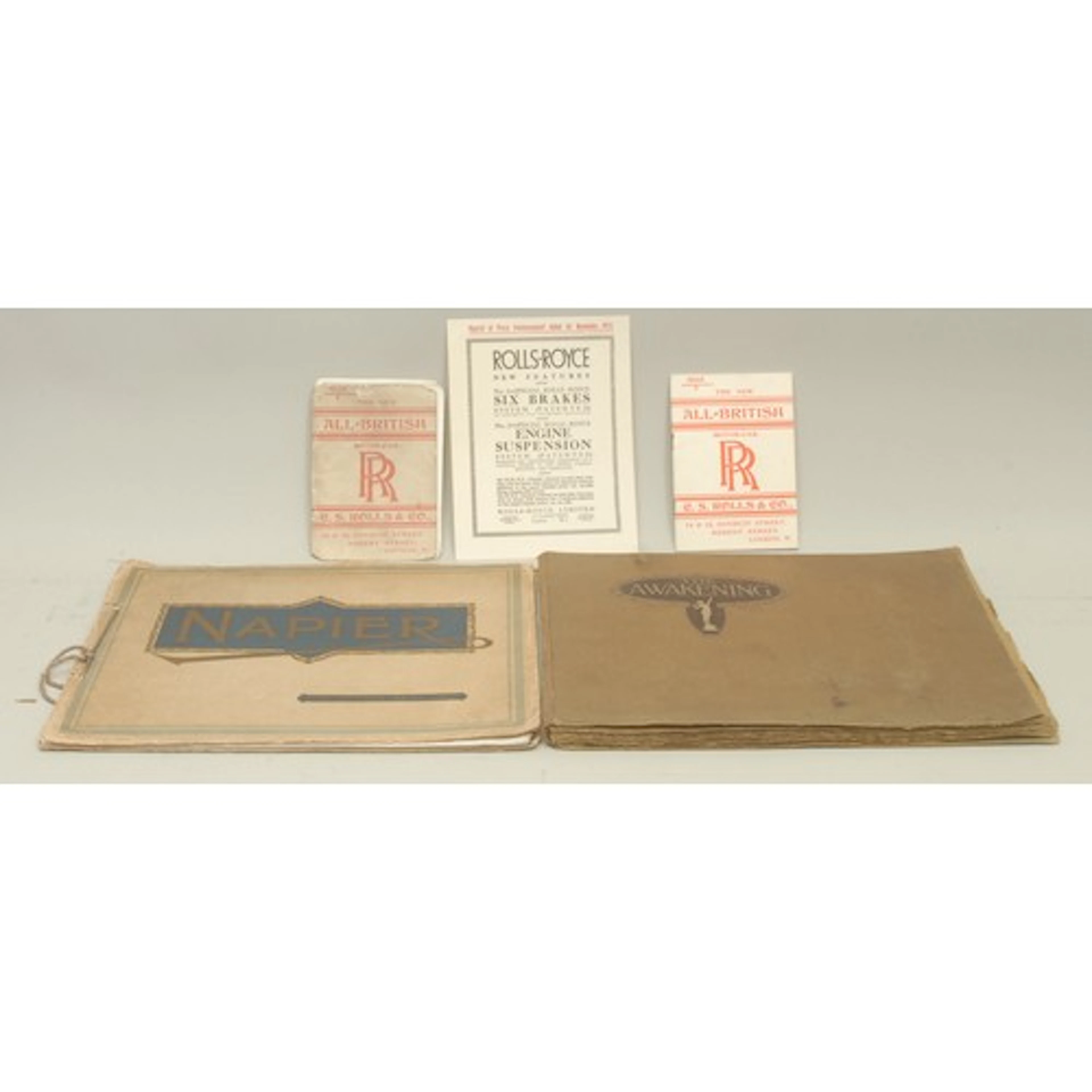 Automobilia – Rolls-Royce: a first edition C. S. Rolls & Co....