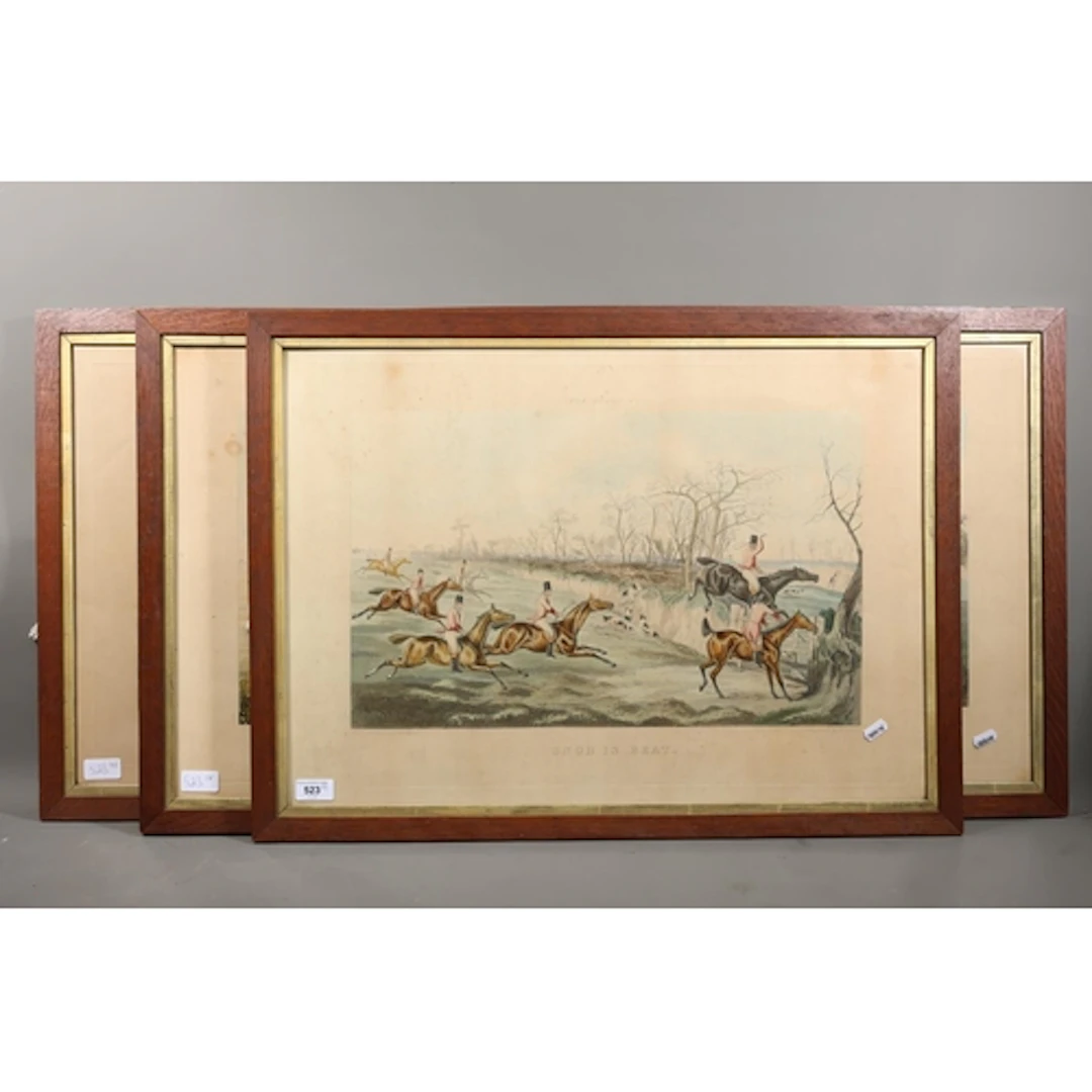 T C LEWIS after HENRY THOMAS ALKEN (British 1785-1851), set ...