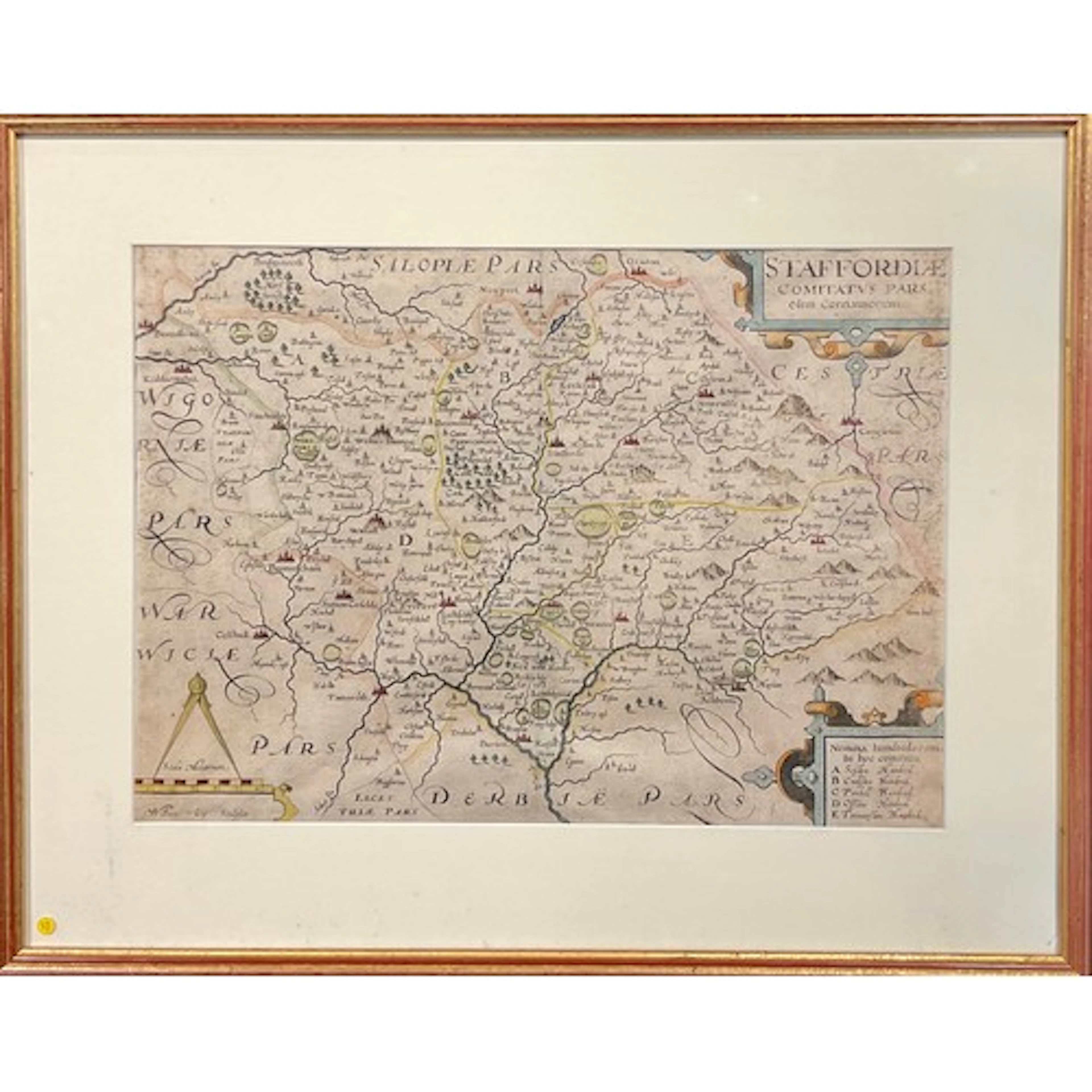 Maps - William Kip after Christopher Saxton (c. 1540-c. 1610...