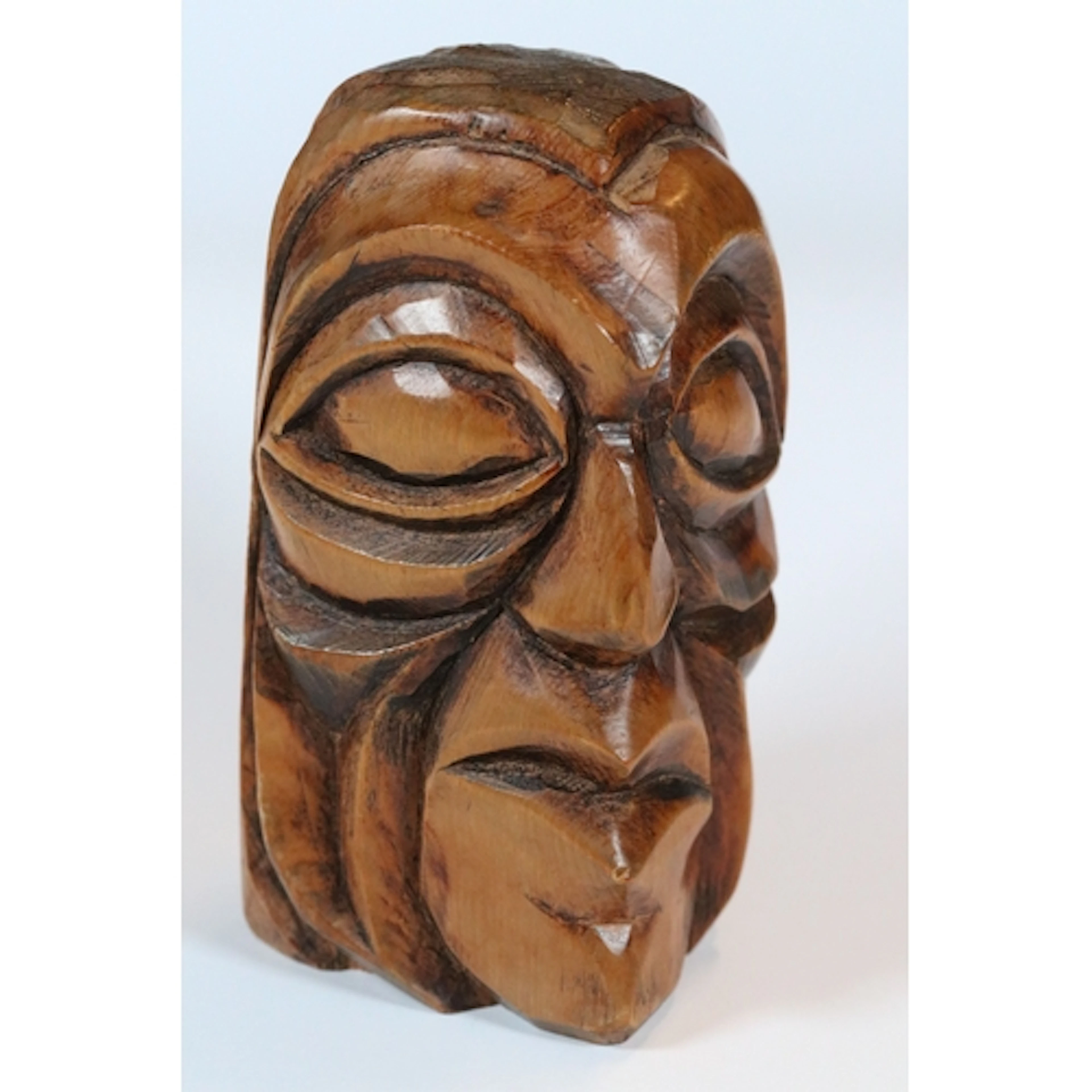 David Nahanee (Canadian, 1937 - 2022), Inuit carved head, in...