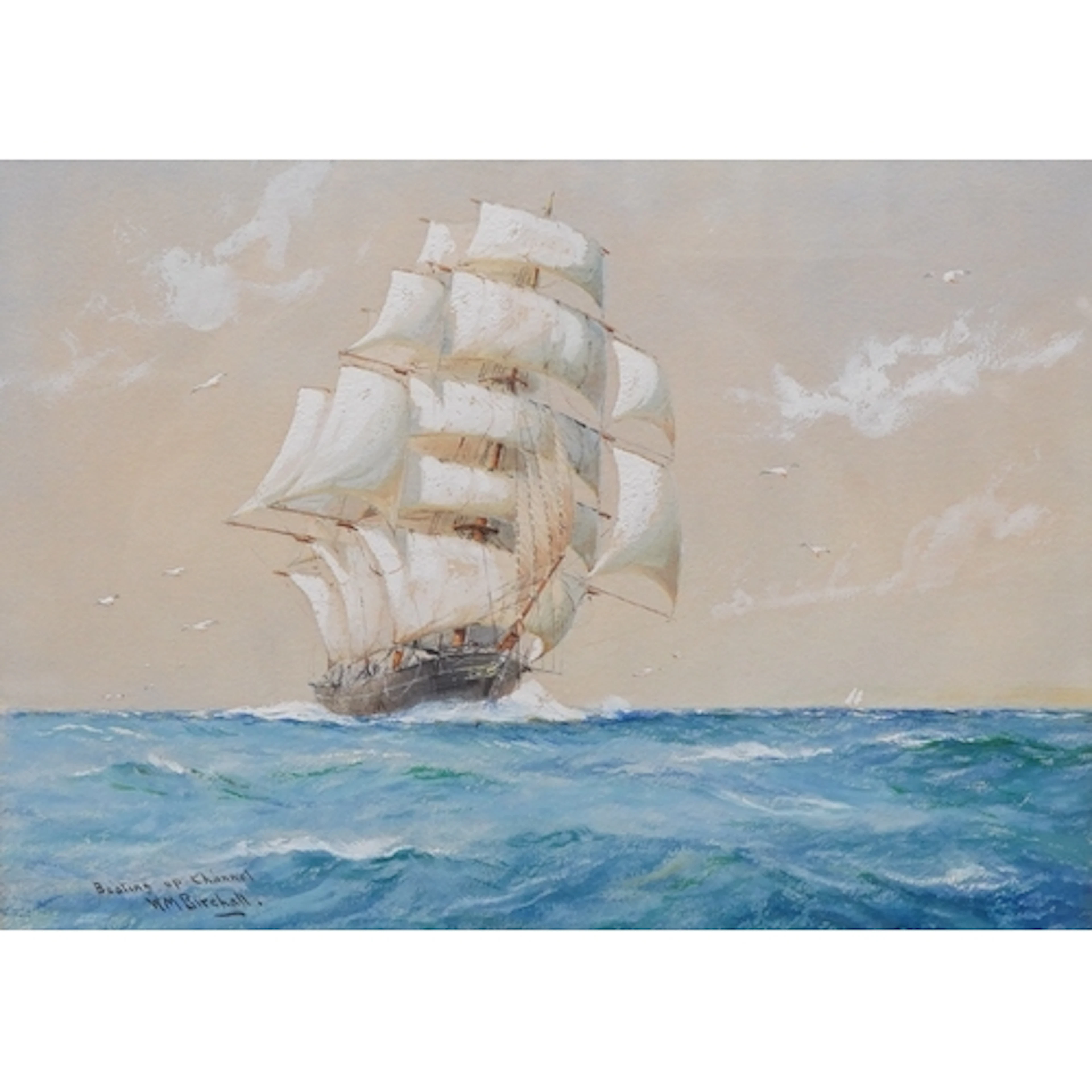 William Minshall Birchall (1884-1941), 'Beating Up Channel',...