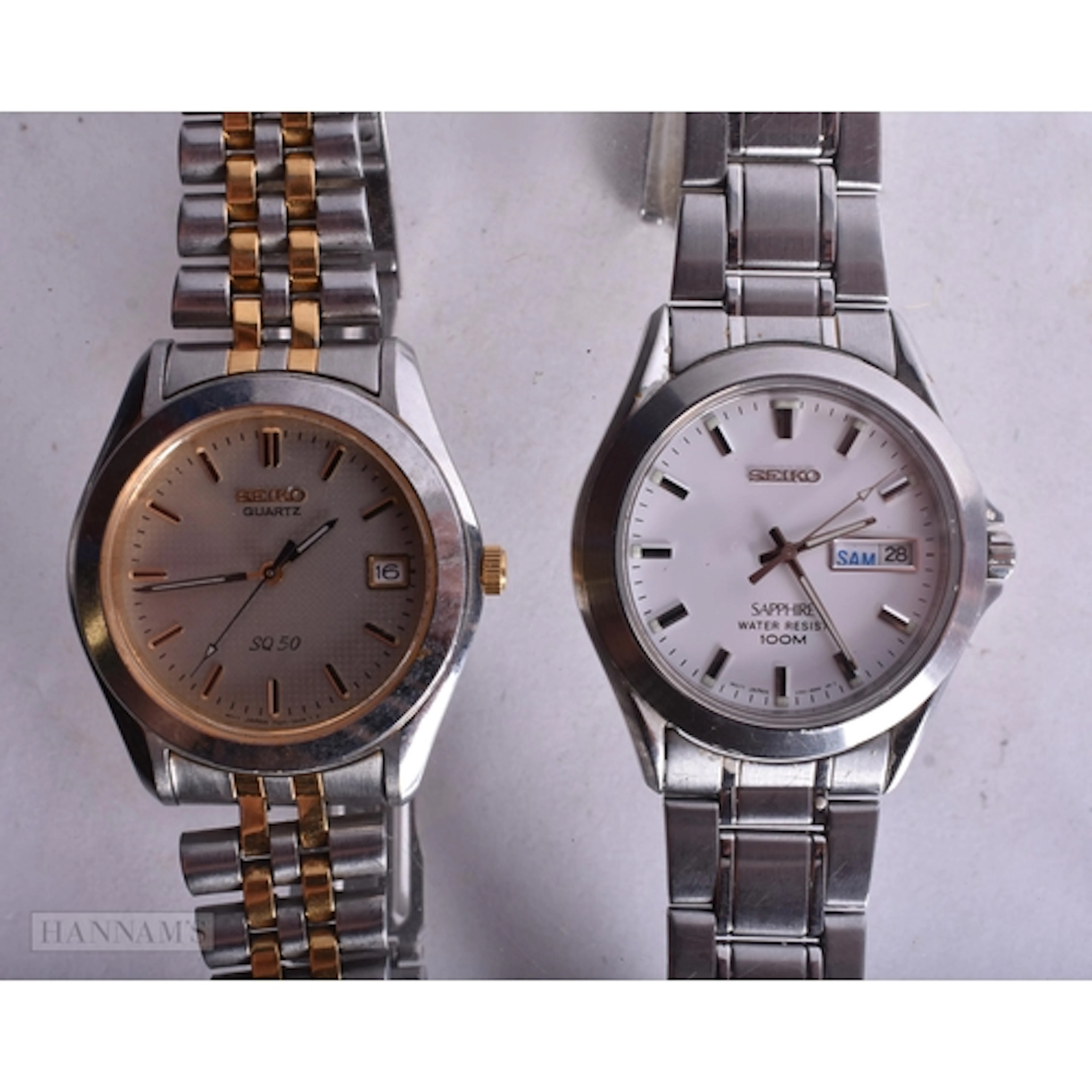 Seiko Vintage Quartz Watches Working. (2)