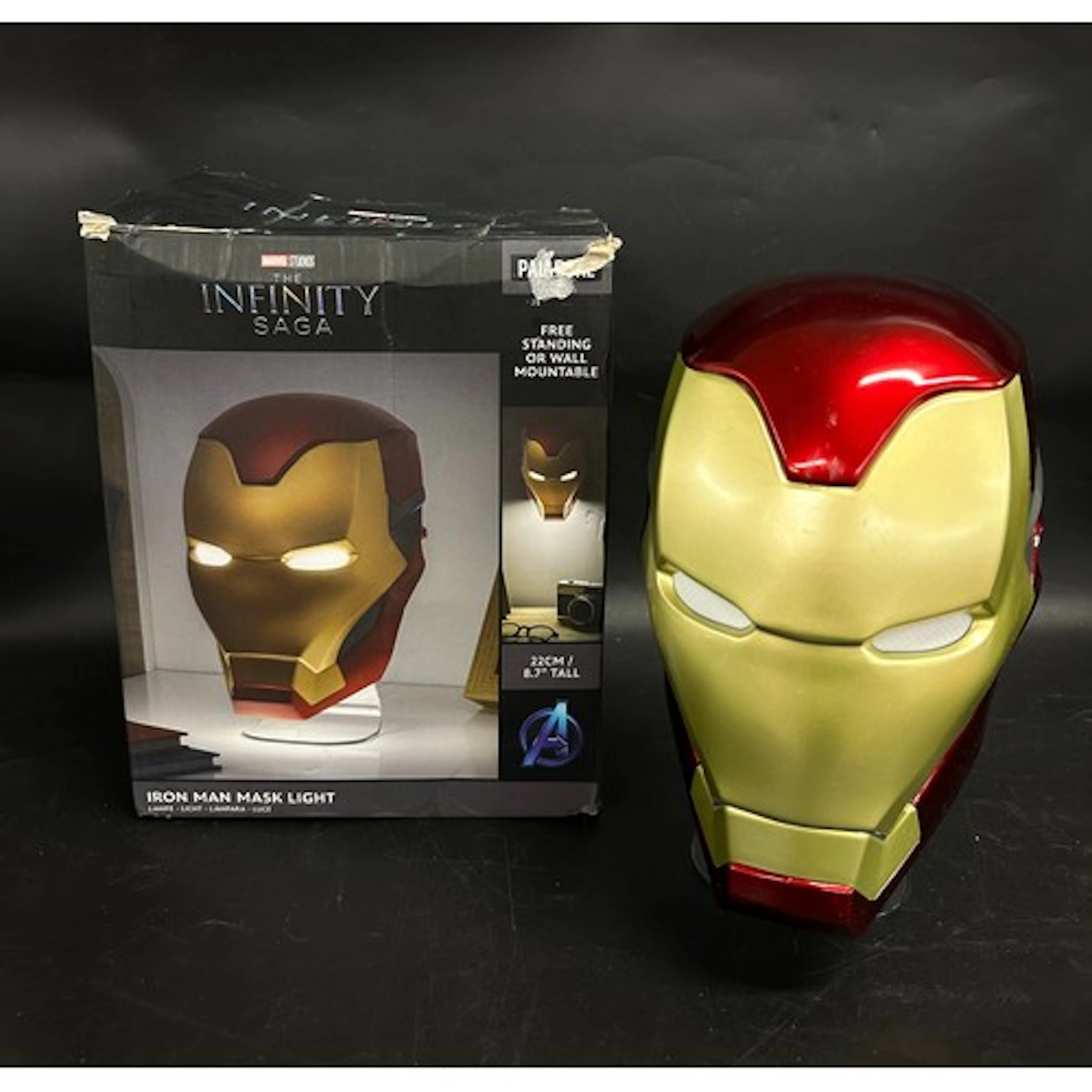 A Marvel Infinity Saga Iron Man mask light