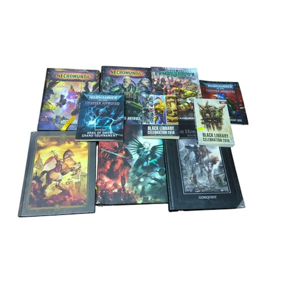 10 x Games Workshop Warhammer and Necromunda related publica...