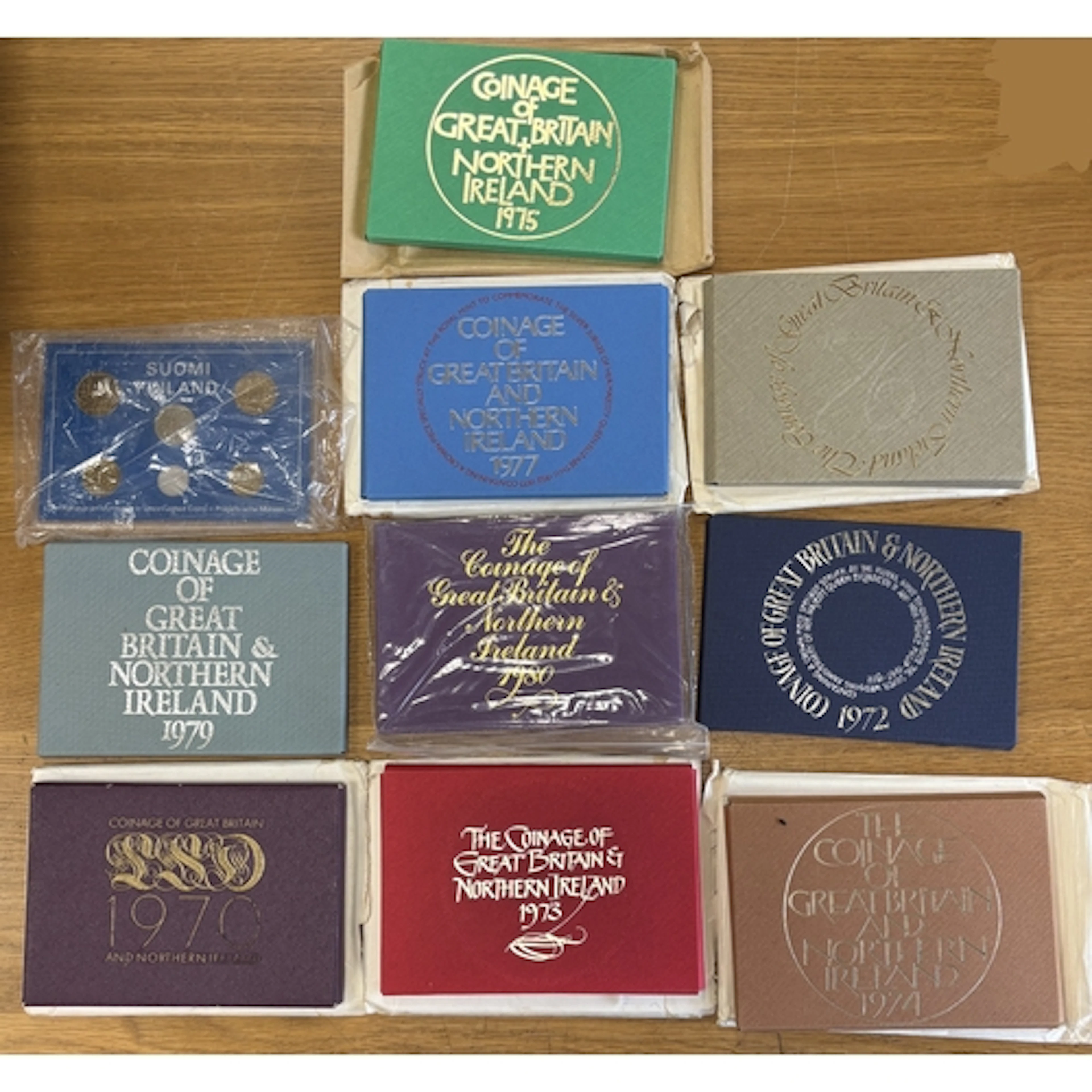 Collection of mostly proof sets FDC, including 1970, 1972-19...
