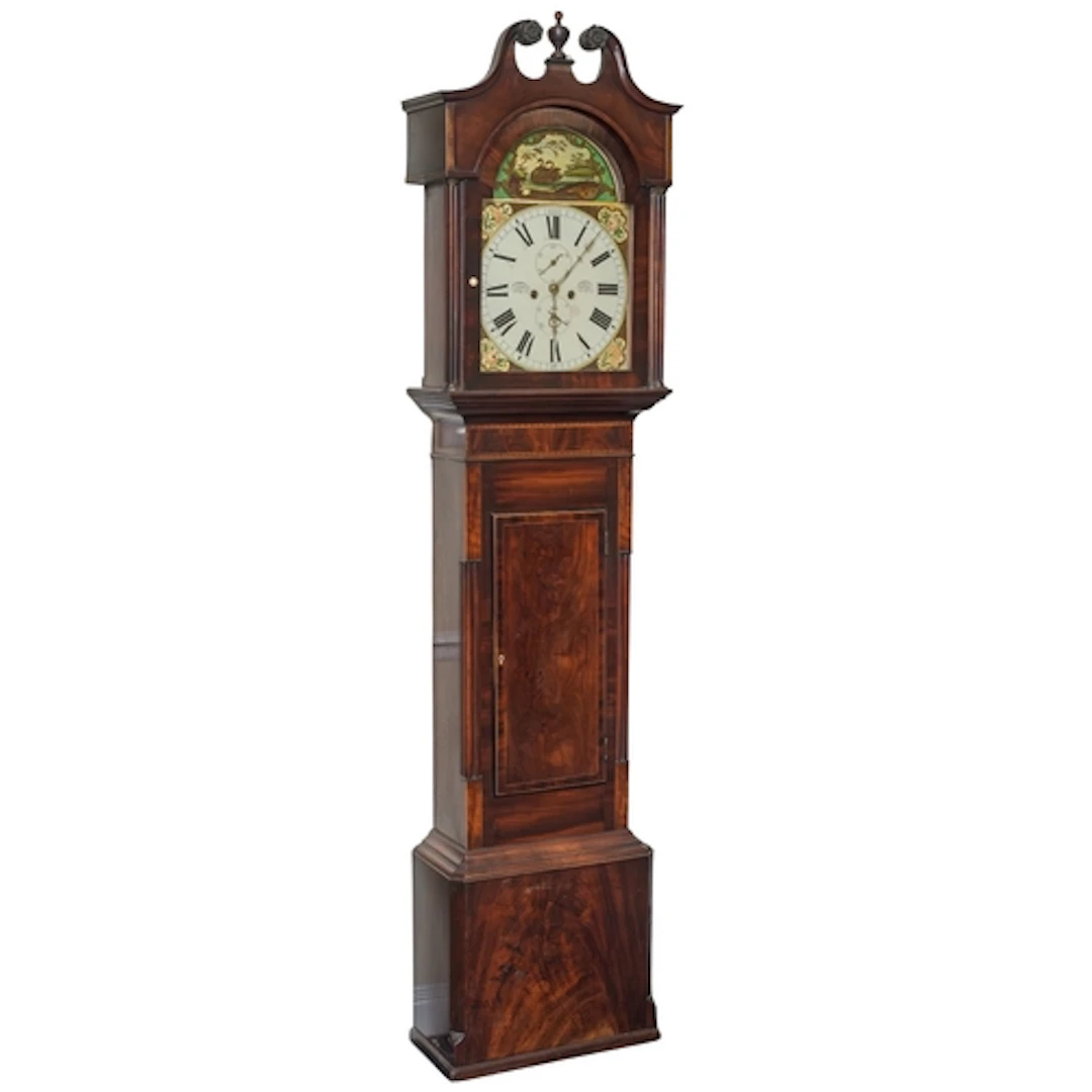 Thomas McCredie, Stranraer, a Scottish mahogany longcase clo...