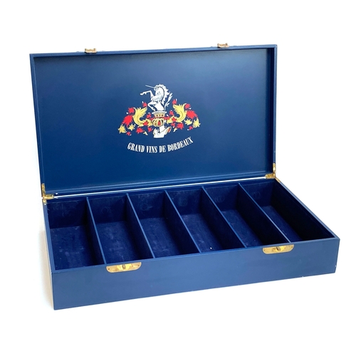 A Grand Vins de Bordeaux six bottle case, 68cmW