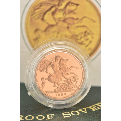 A BOXED ROYAL MINT GOLD FULL PROOF SOVEREIGN COIN, 916.7 fin...
