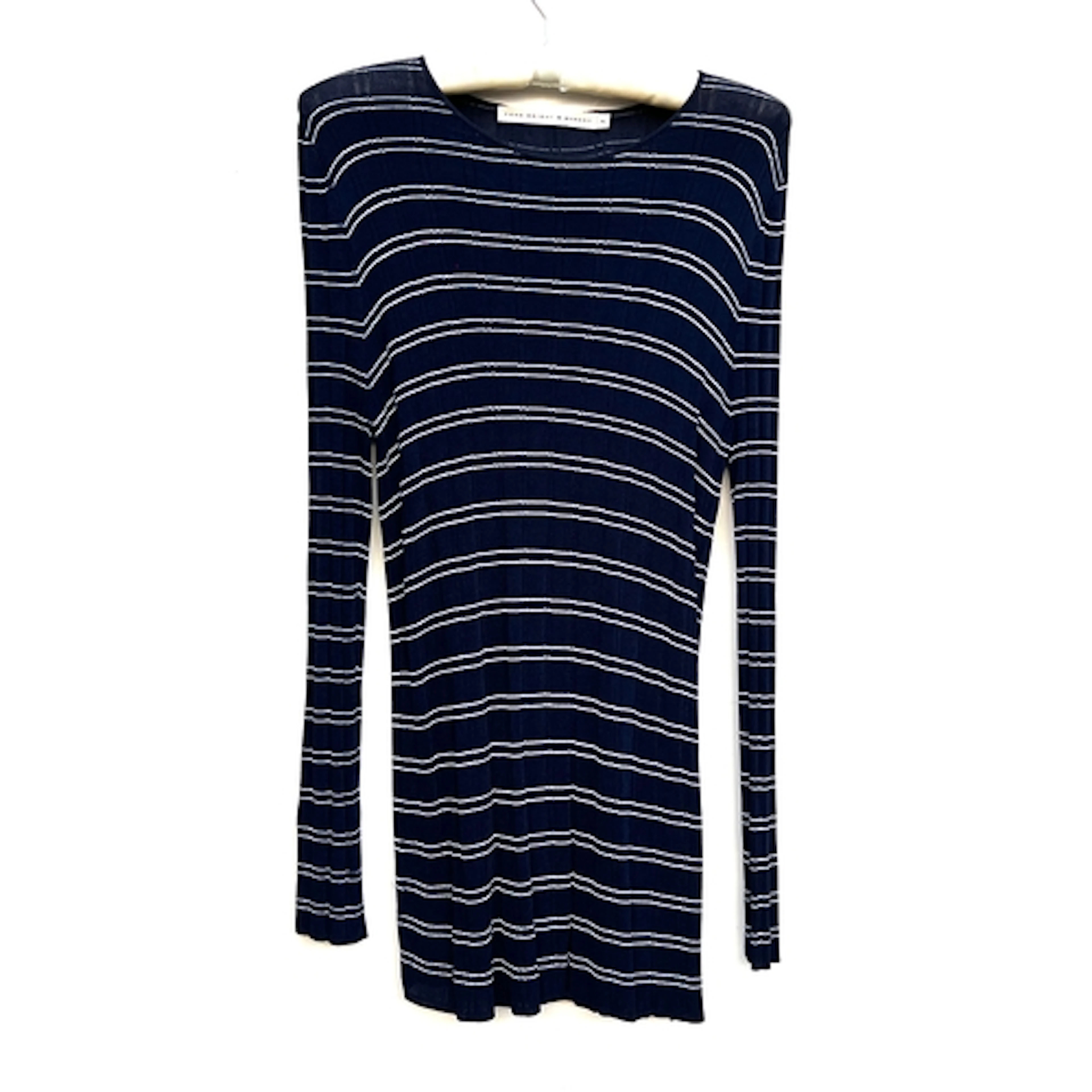 A Fenn Wright & Manson, navy and white striped top, size XL;...