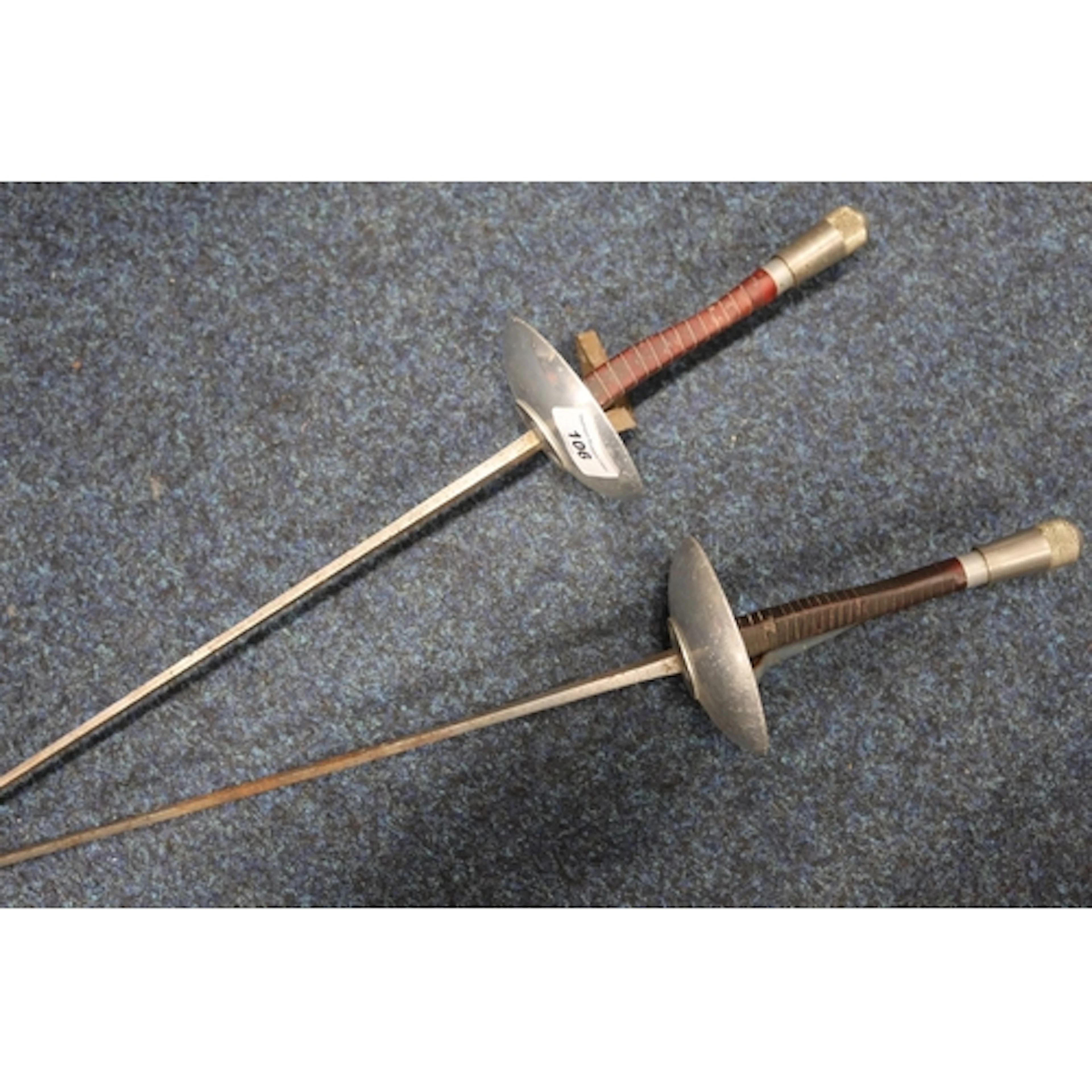 Two fencing swords